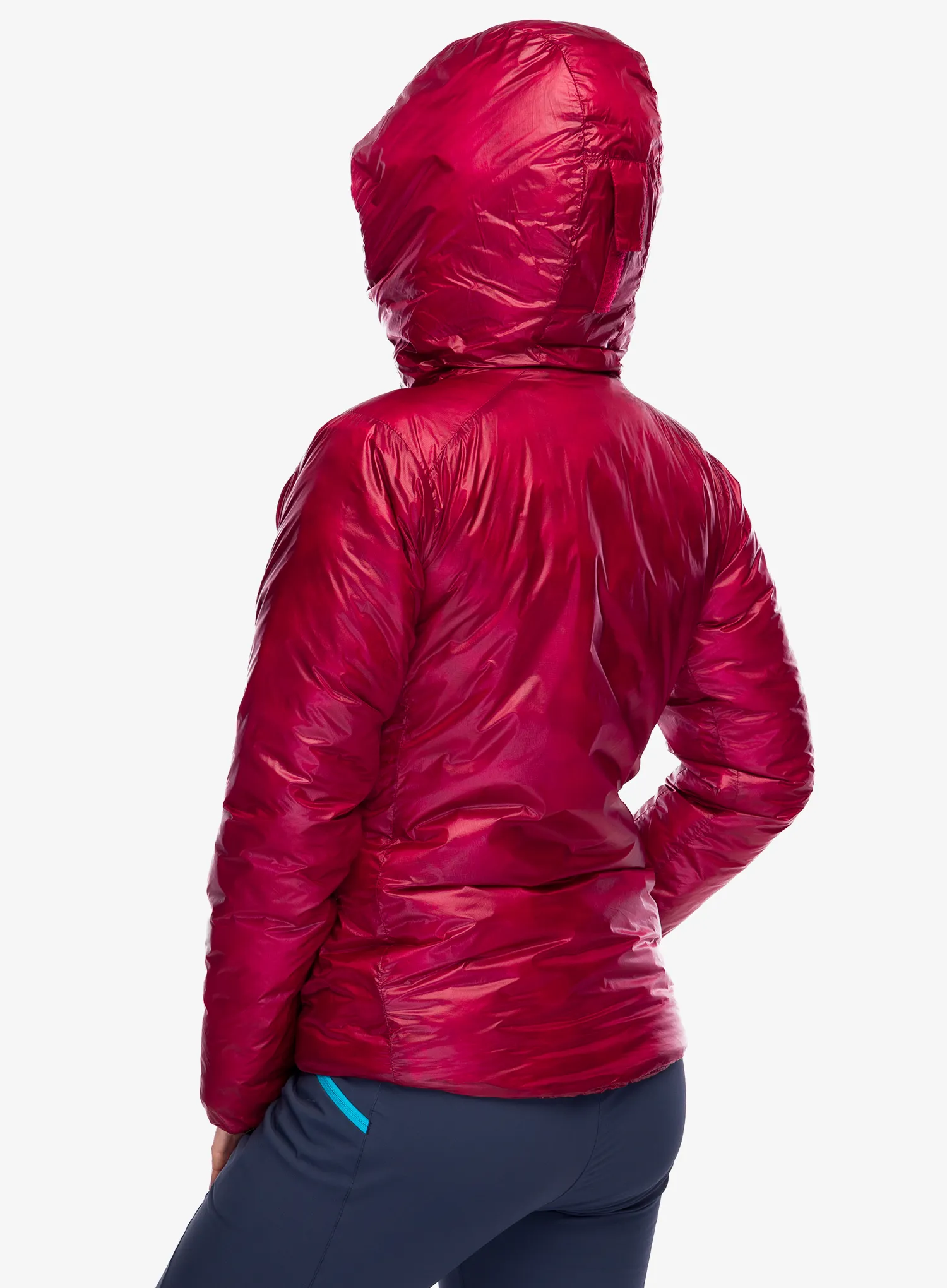 Куртка утеплена жіноча Mountain Equipment Oreus Hooded Jacket - merlot/blue