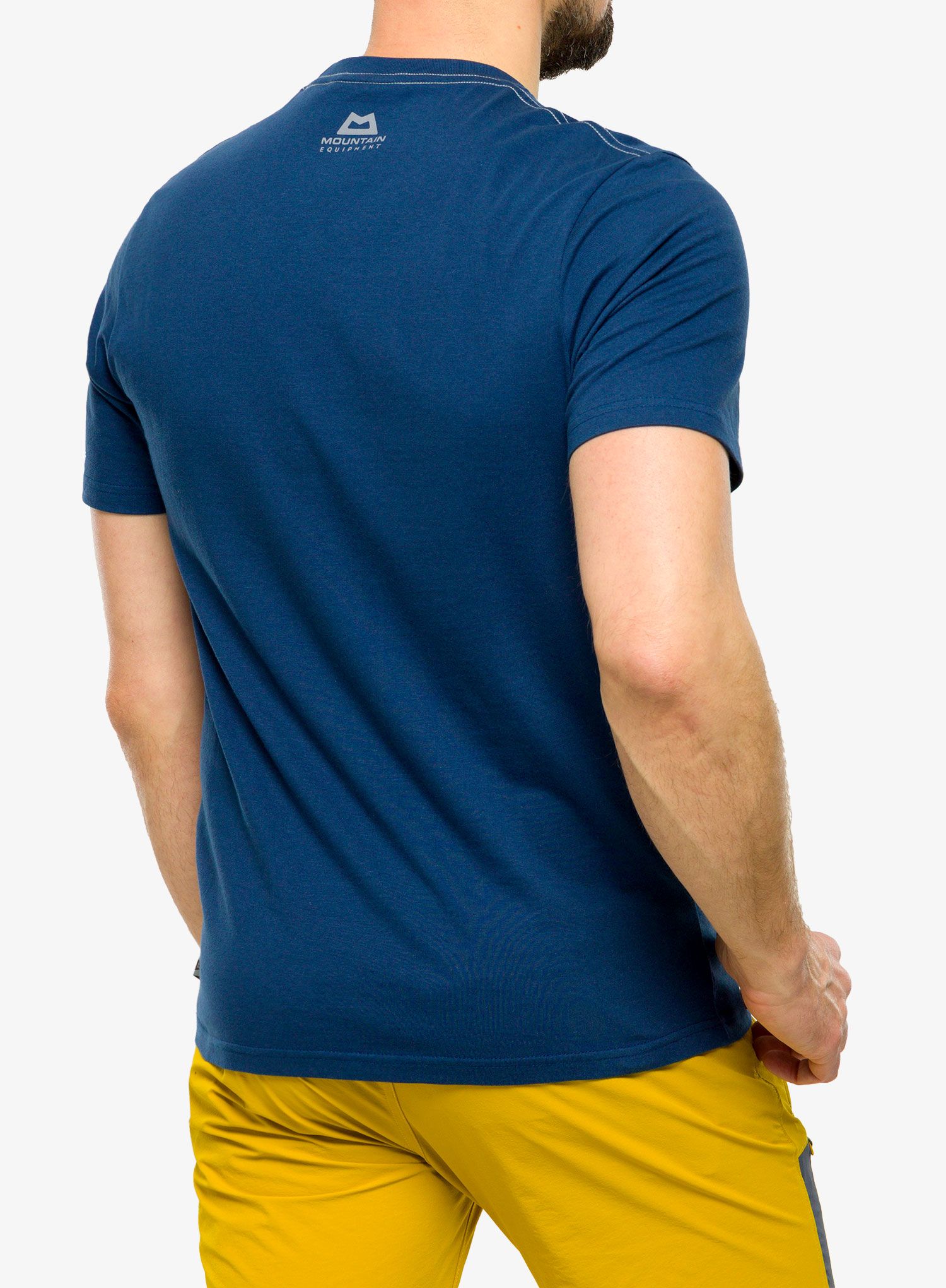 Футболка з принтом Mountain Equipment Roundel Tee - denim blue