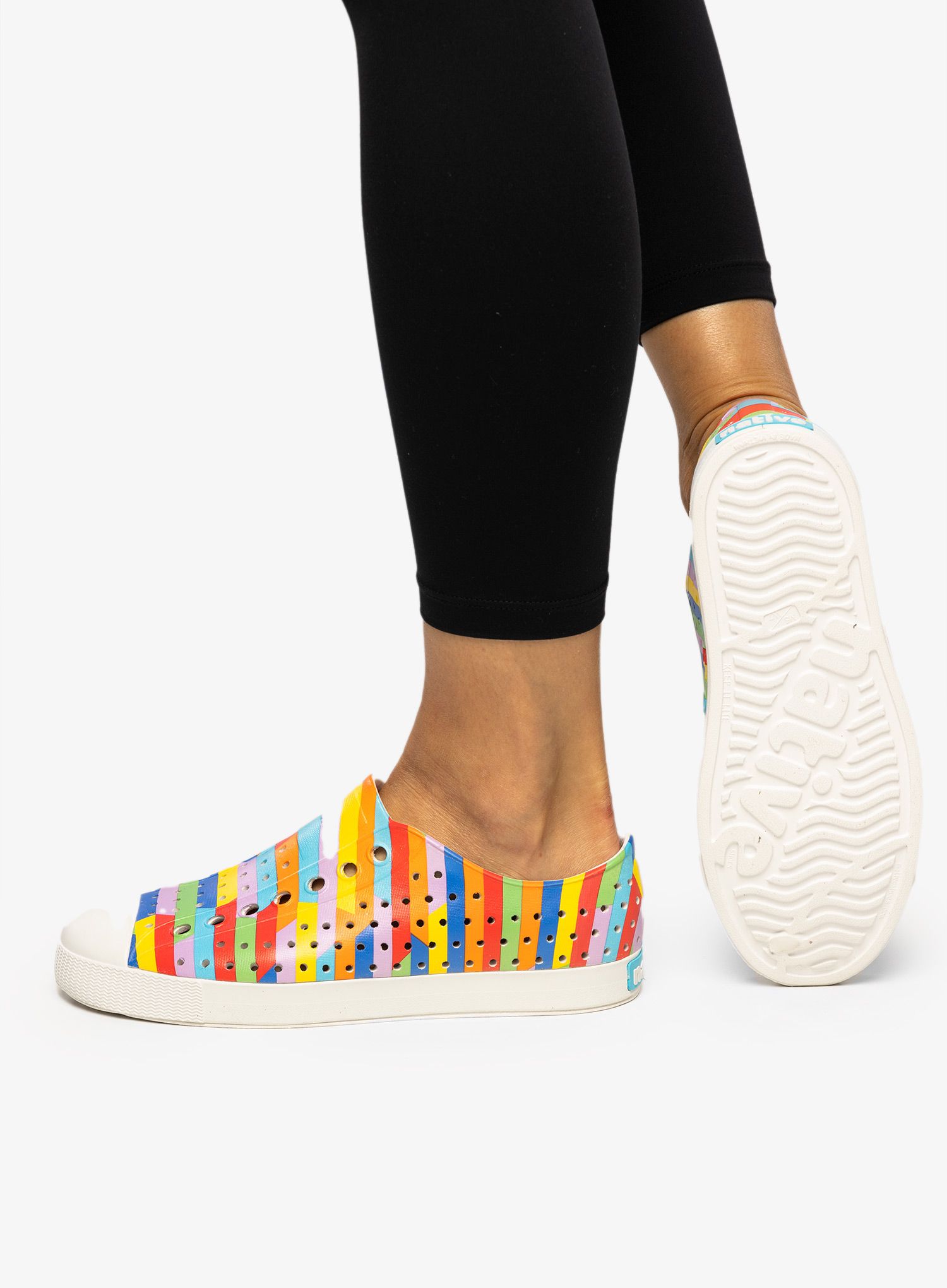 Черевики Native Jefferson Sugarlite Print - white/rainbow