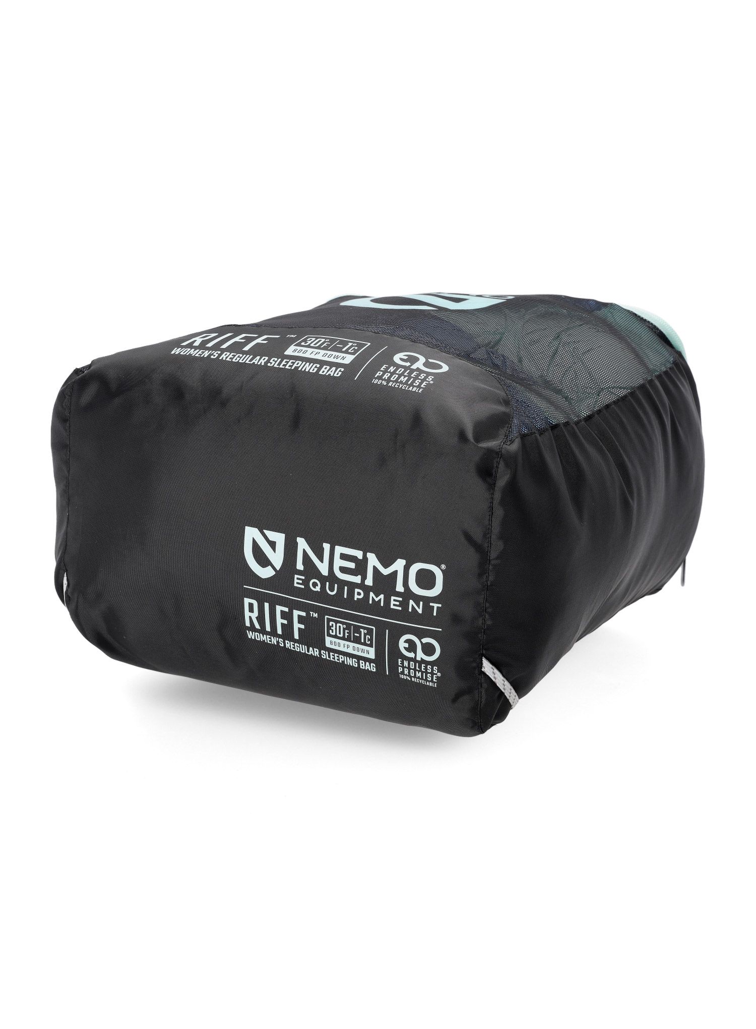 Спальний мішок пуховий жіночий Nemo Riff 30 (168 cm) - azure