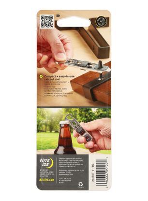Мультитул Nite Ize DoohicKey Ratchet Key Tool - stainless steel