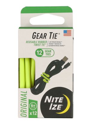 Троки Nite Ize Gear Tie 6 Pro - 12 Pack - assorted