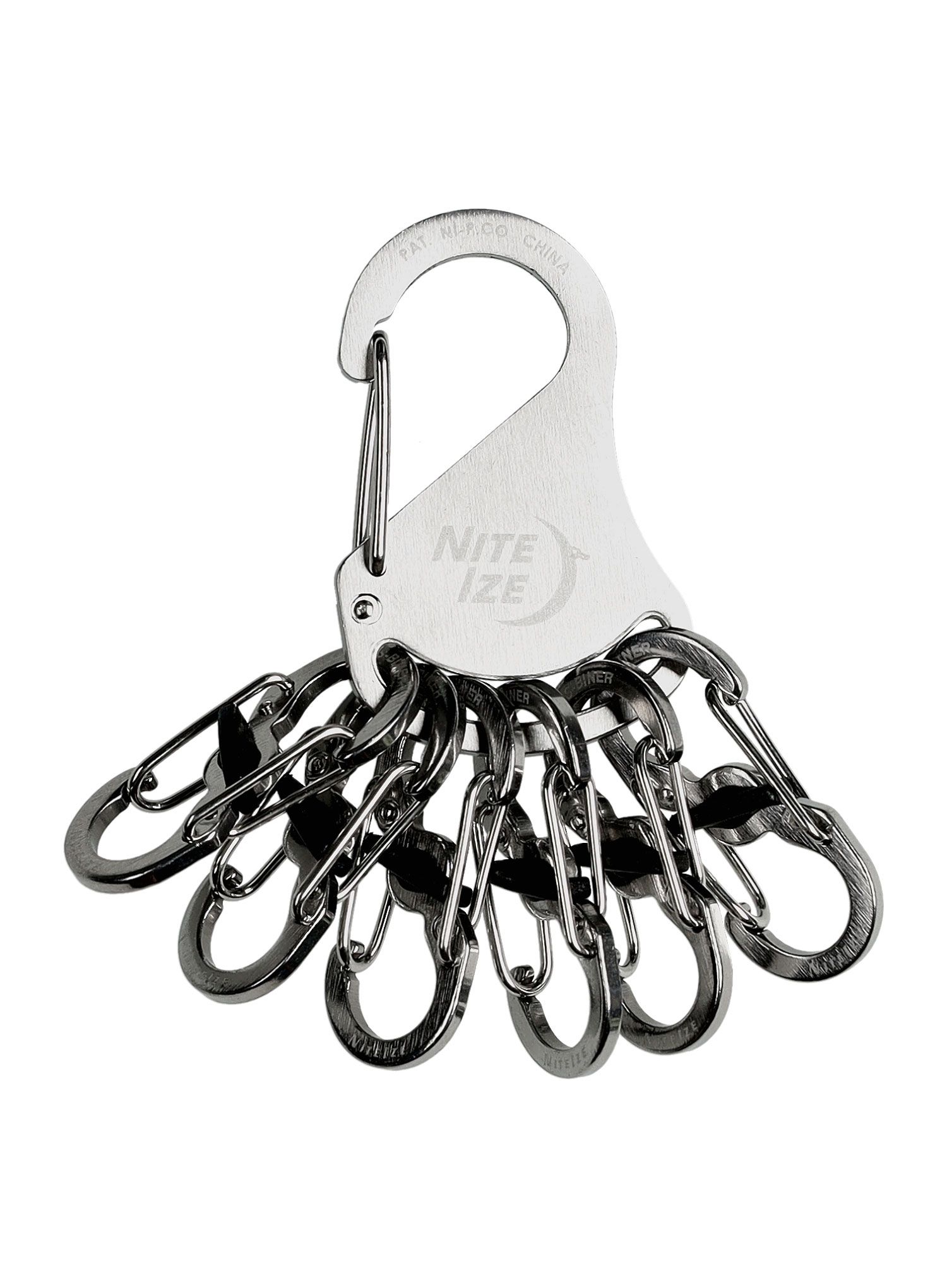 Карабін Nite Ize S-Biner KeyRack Locker - steel