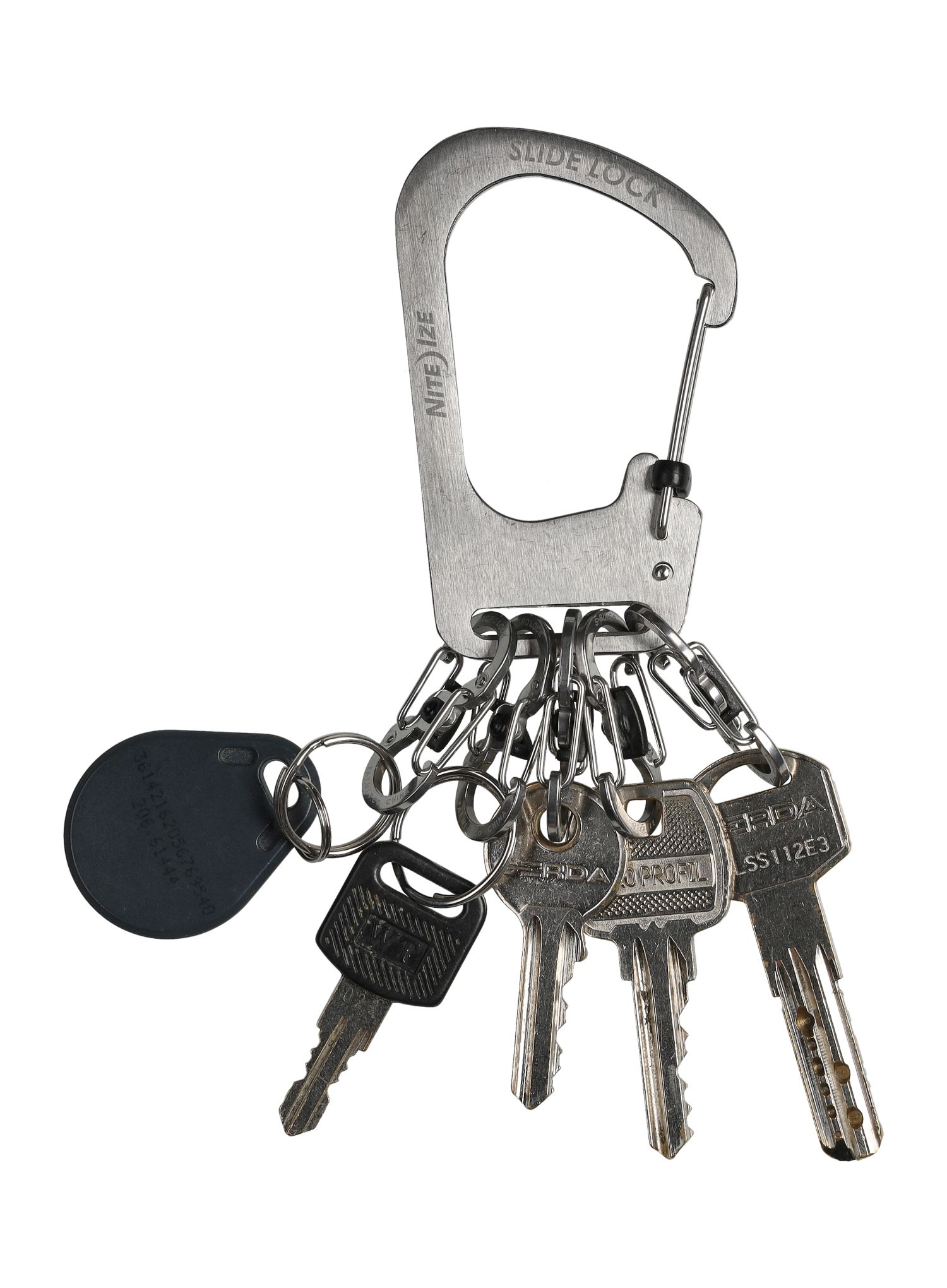 Карабінчик Nite Ize SlideLock KeyRack - steel
