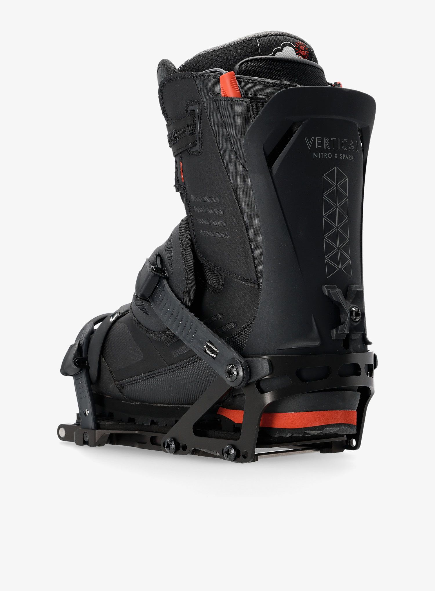 Кріплення для сплітборда Nitro Vertical ST Splitbinding - black