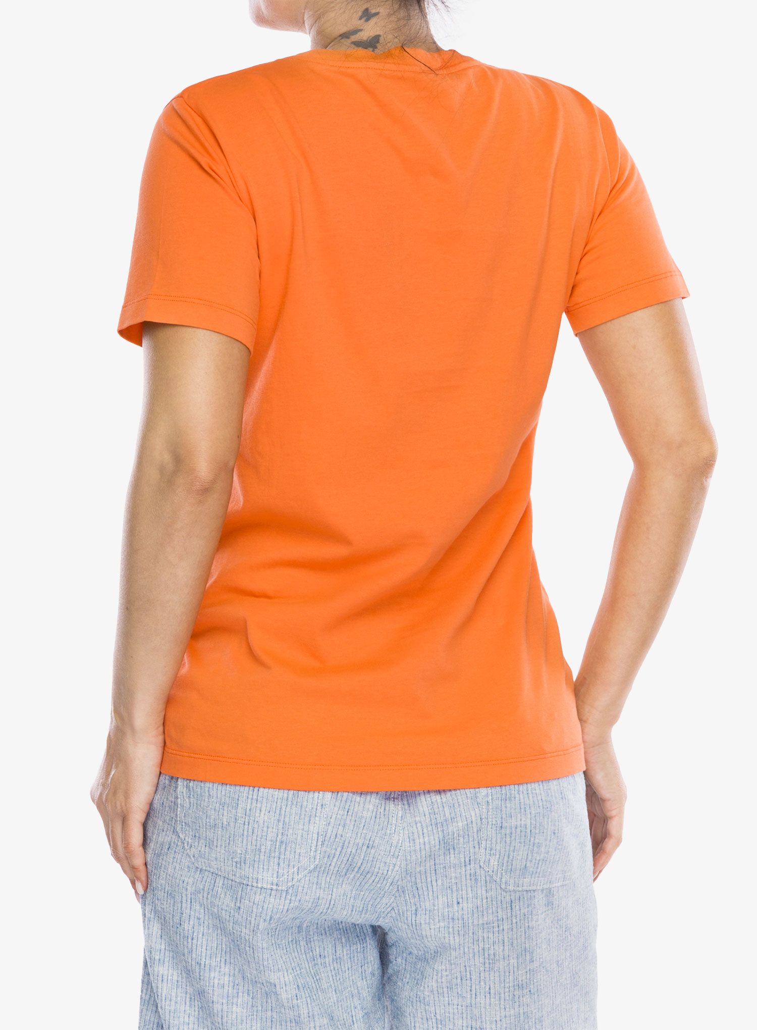 Футболка жіноча Norrona 29 Cotton Norrona Viking T-Shirt - orange alert/peach amber