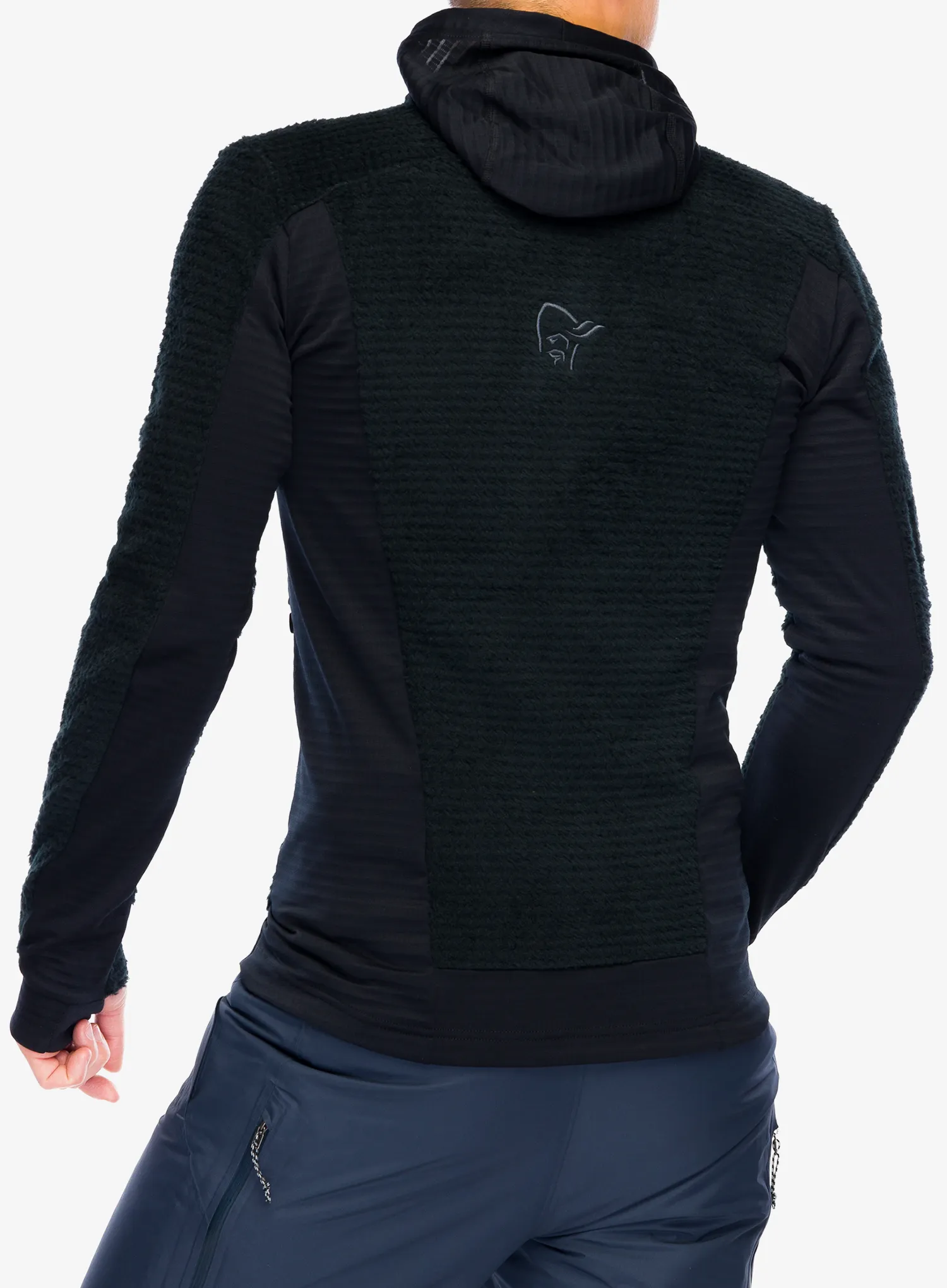 Кофта з каптуром Norrona Falketind Alpha120 Zip Hood - caviar