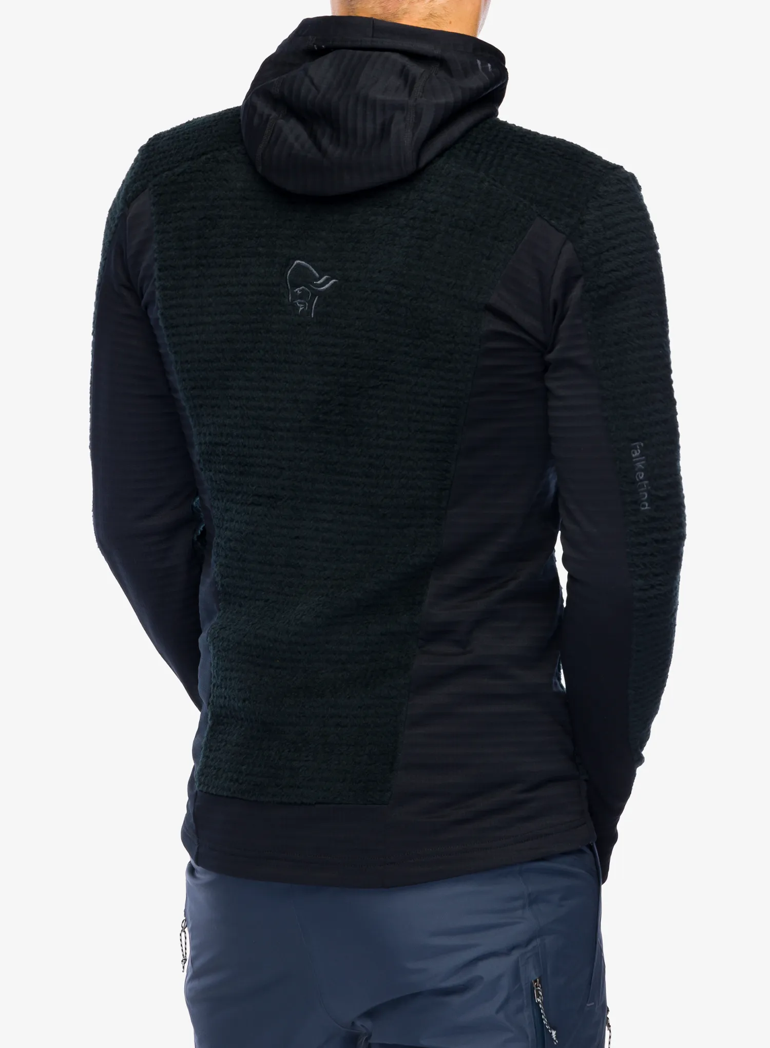 Кофта з каптуром Norrona Falketind Alpha120 Zip Hood - caviar