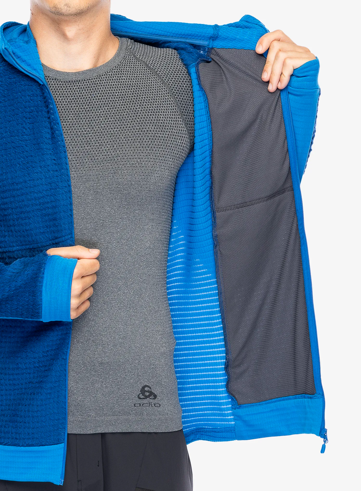 Кофта з каптуром Norrona Falketind Alpha120 Zip Hood - limoges