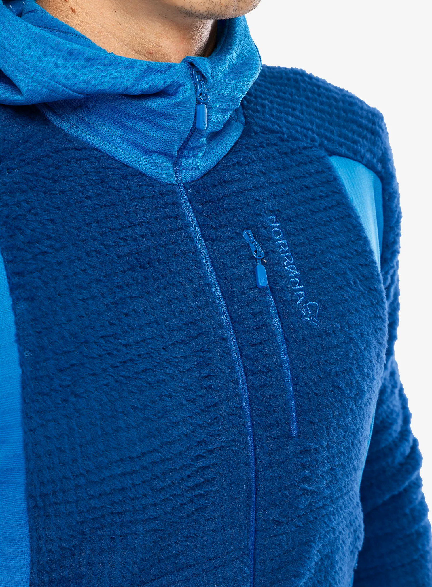 Кофта з каптуром Norrona Falketind Alpha120 Zip Hood - limoges