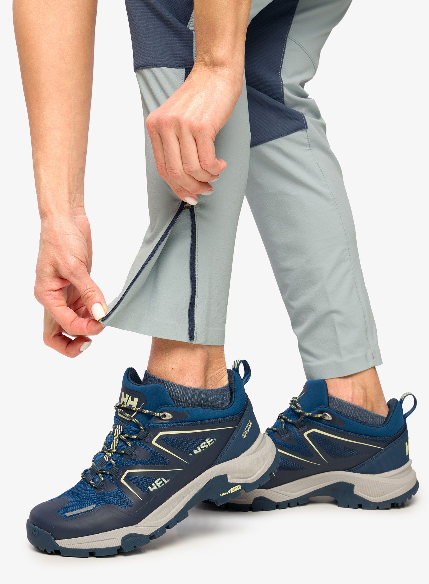 Штани softshell жіночі Norrona Falketind Flex1 Rugged Slim Pants - blue fog