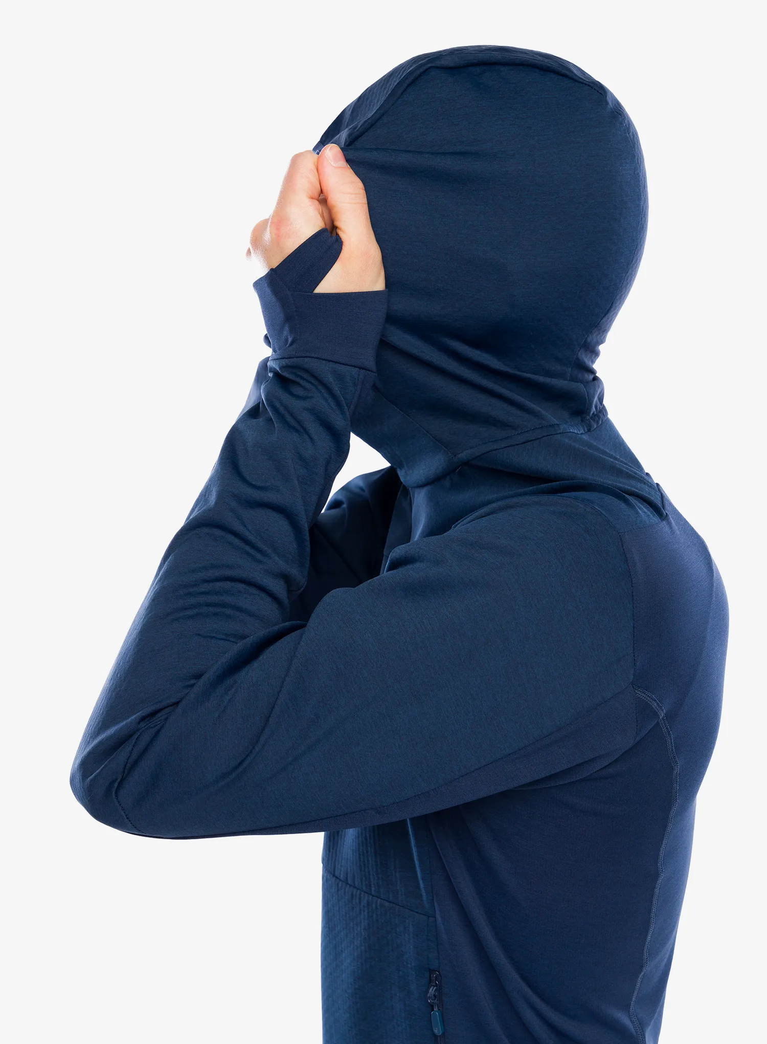 Куртка флісова Norrona Falketind Warm2 Octa Hood - indigo night