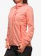 Фліска жіноча Norrona Falketind Warm2 Octa Hood - orange alert/peach amber