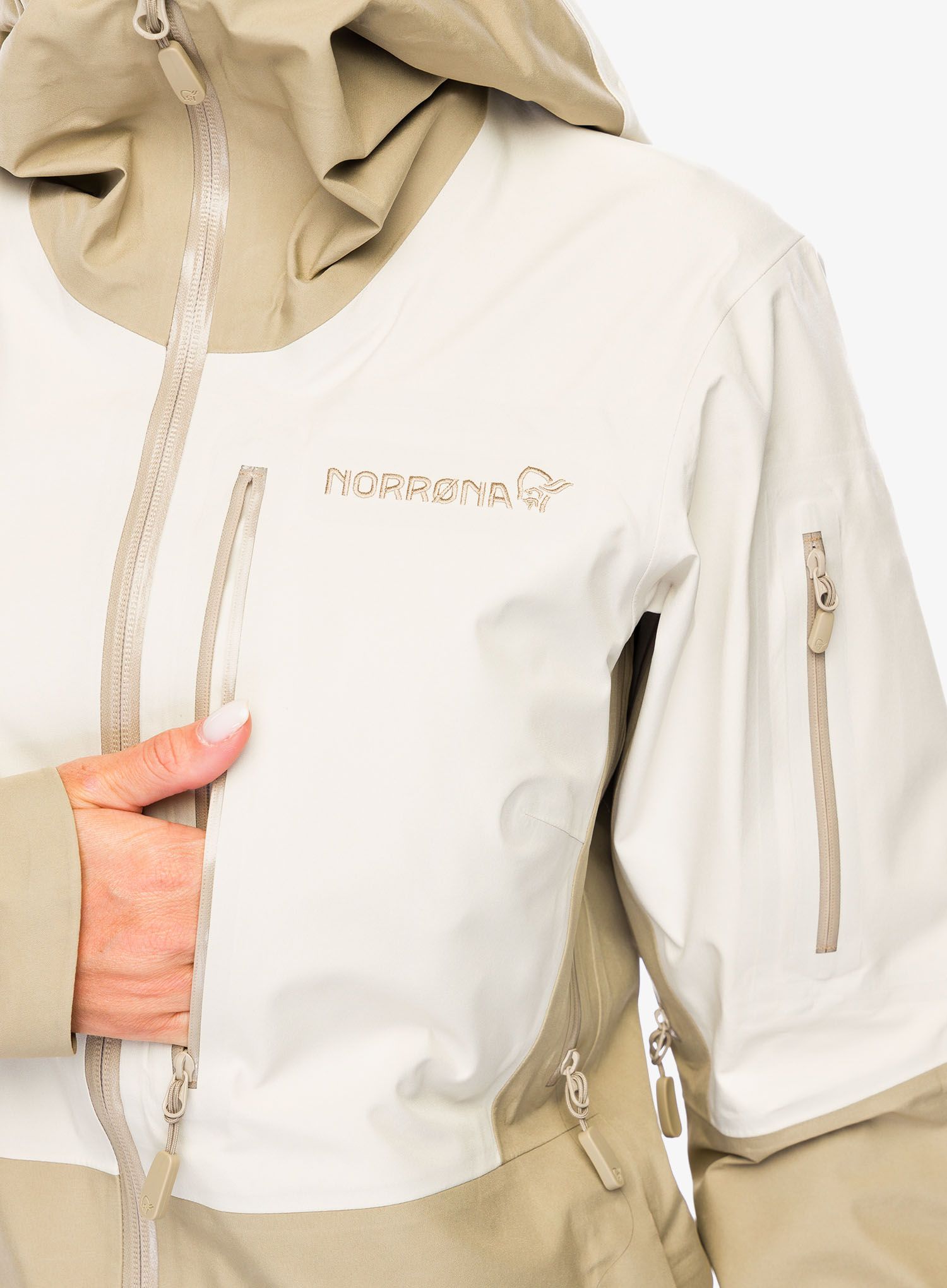 Куртка лижна жіноча Norrona Lofoten GORE-TEX Jacket - oatmeal