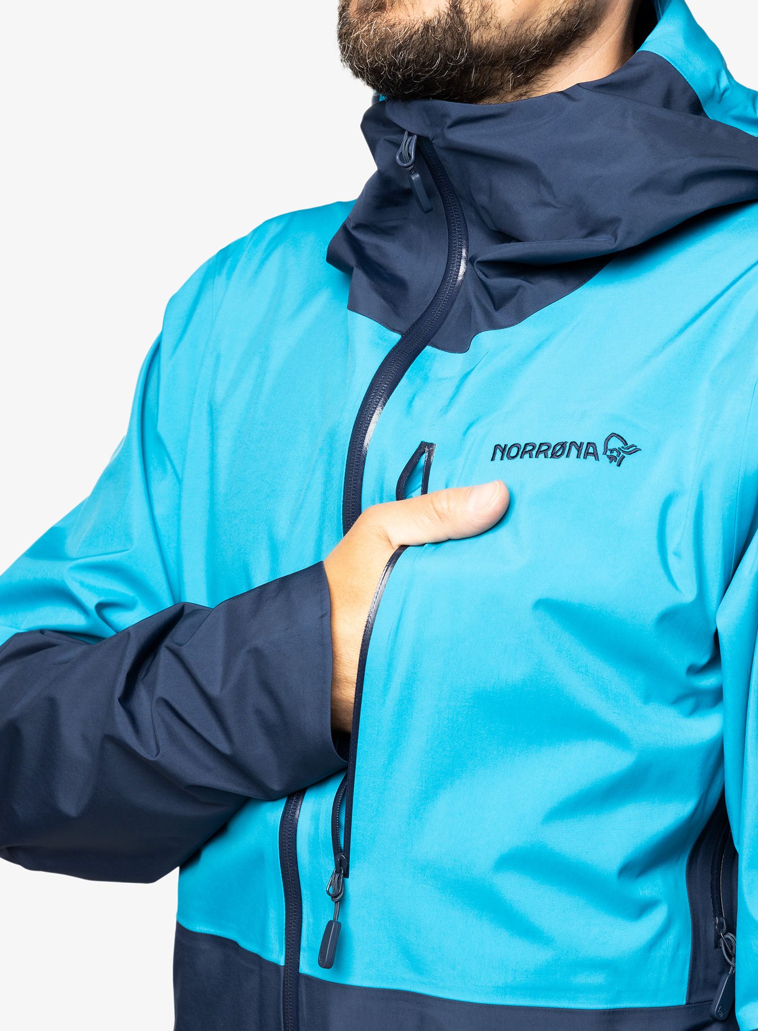Куртка дощовик Norrona Lofoten Gore-Tex Jacket - hawaiian surf
