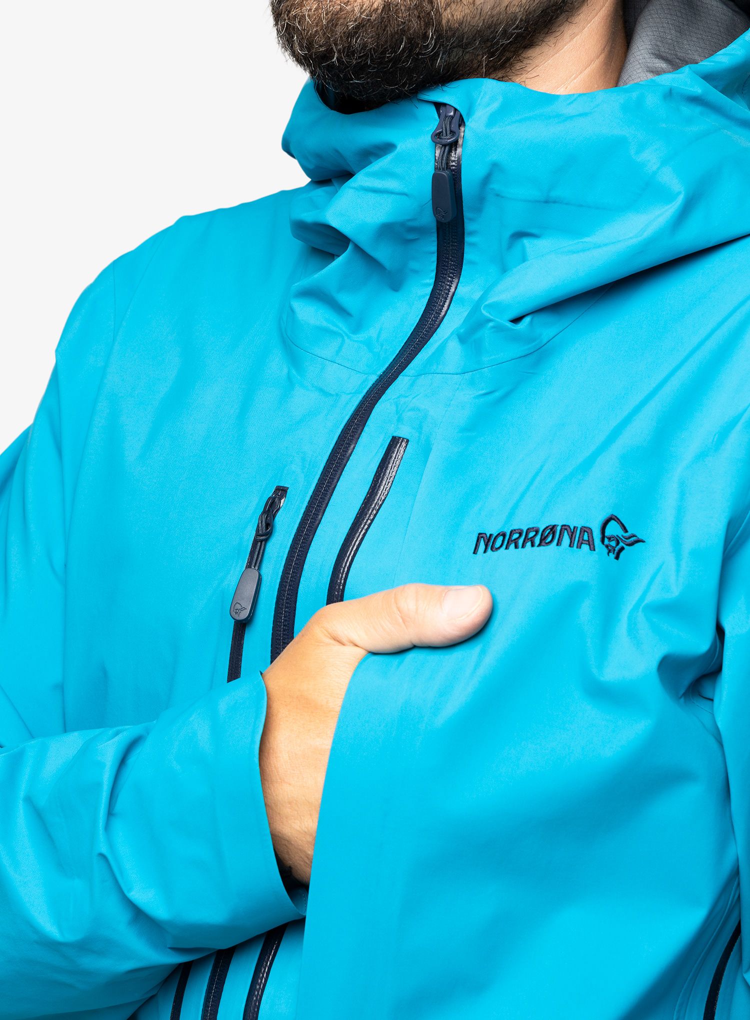 Куртка Norrona Lofoten Gore-Tex Pro Jacket - hawaiian surf