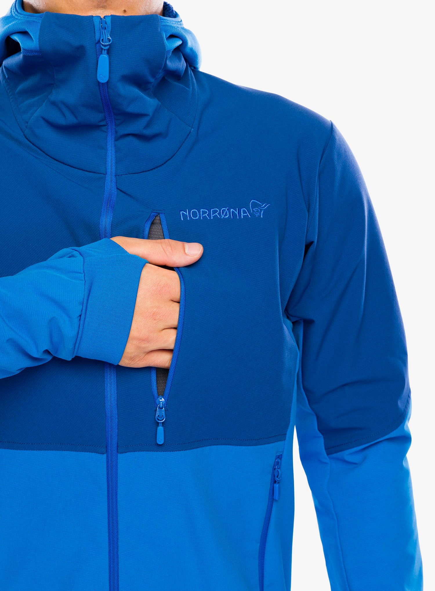Куртка лижна Norrona Lofoten Hiloflex200 Hood - skydiver