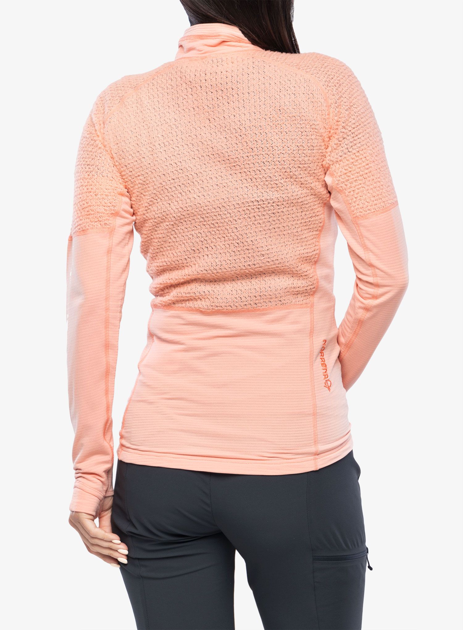 Кофта флісова жіноча Norrona Lyngen Alpha90 Jacket - peach amber