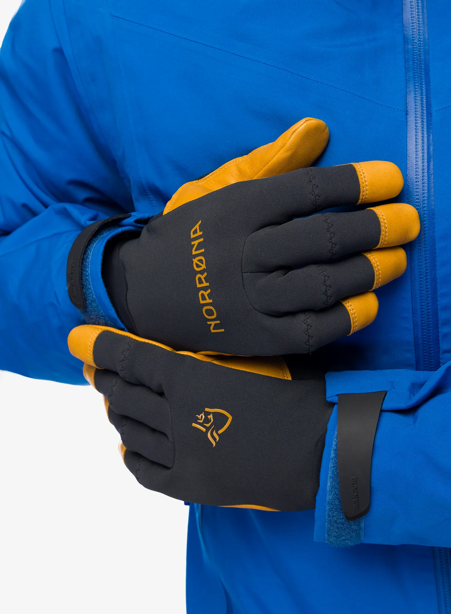 Рукавички Norrona Lyngen Gore-Tex Infinium Leather Gloves - caviar