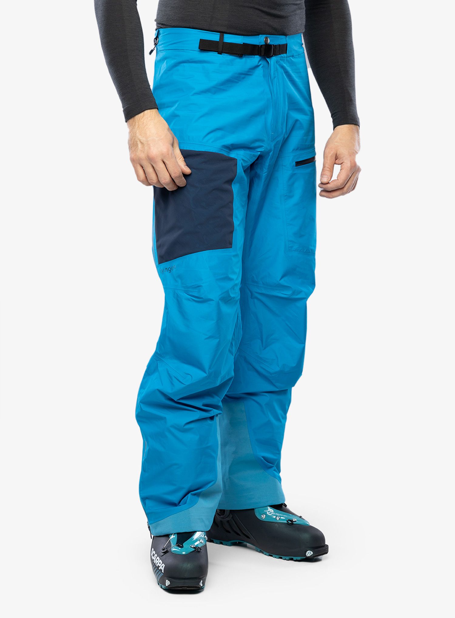 Штани водонепроникні Norrona Lyngen Gore-Tex Paclite Overpants - hawaiian surf