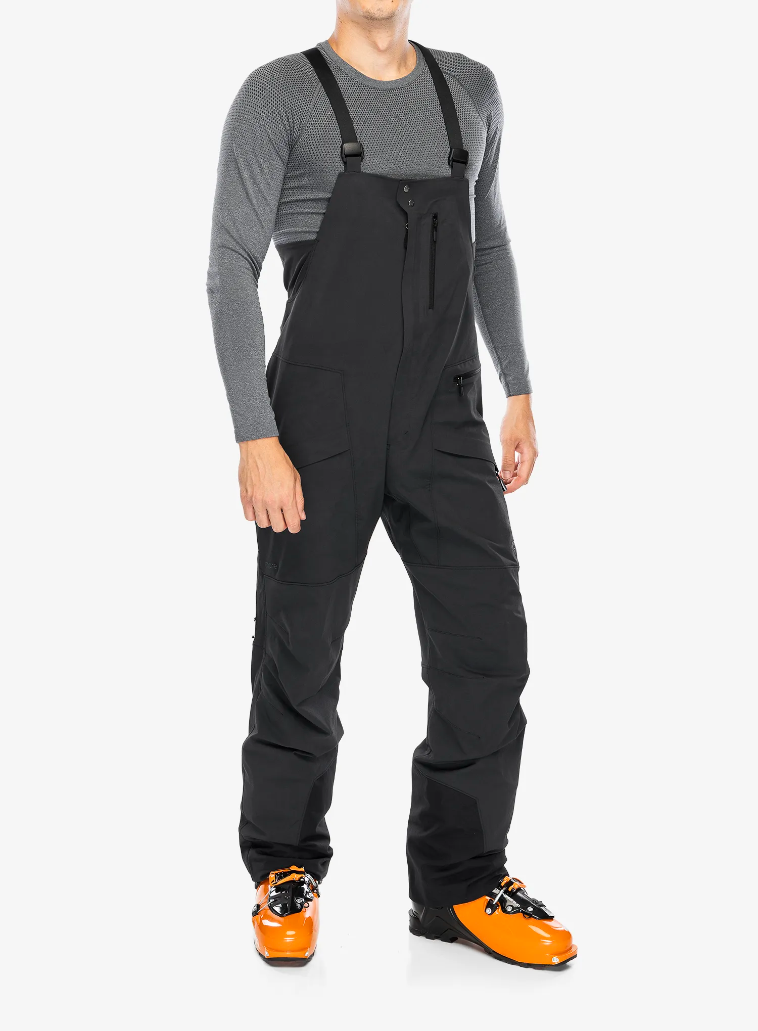 Штани softshell Norrona More Flex1 Bib - caviar