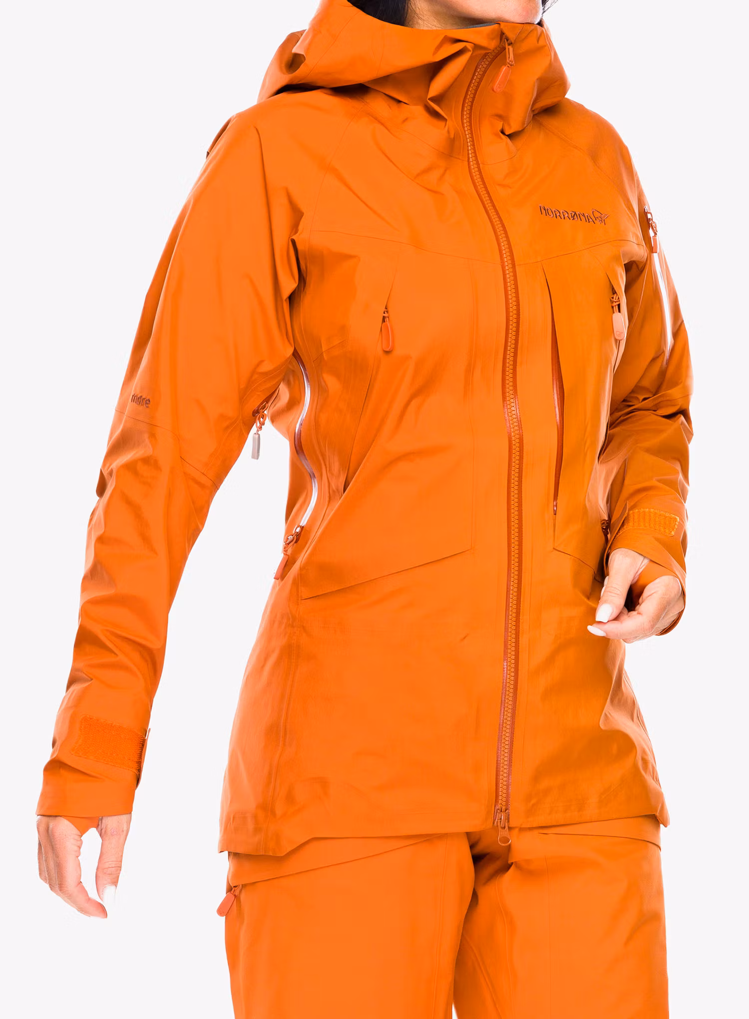 Куртка з мембраною жіноча Norrona More GORE-TEX Jacket - gold flame