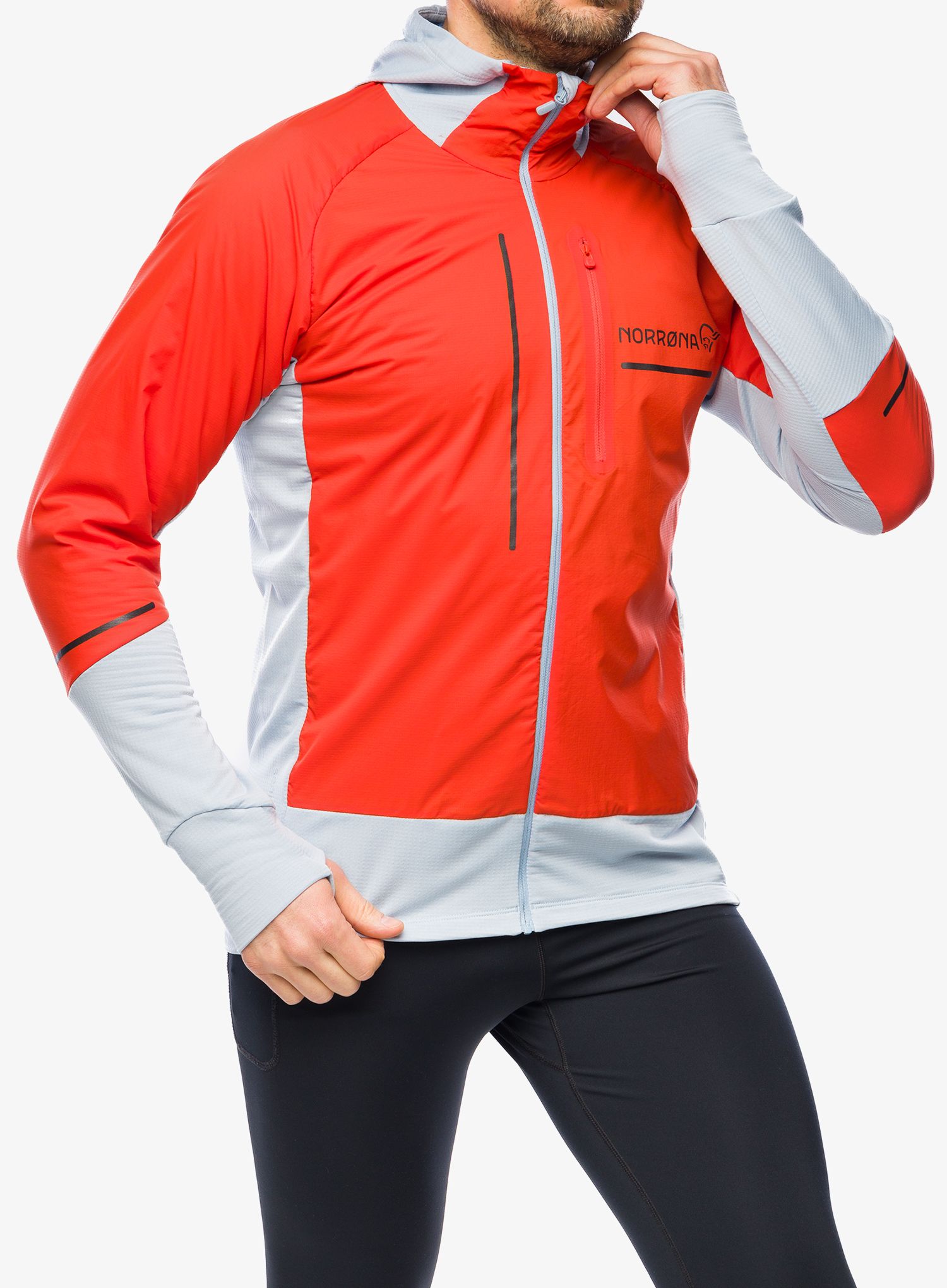 Куртка для бігу Norrona Senja Alpha90 Zip Hood - arednalin