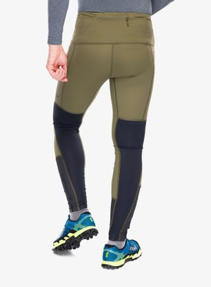 Легінси для бігу Norrona Senja Equaliser Stretch Tights - olive night/caviar