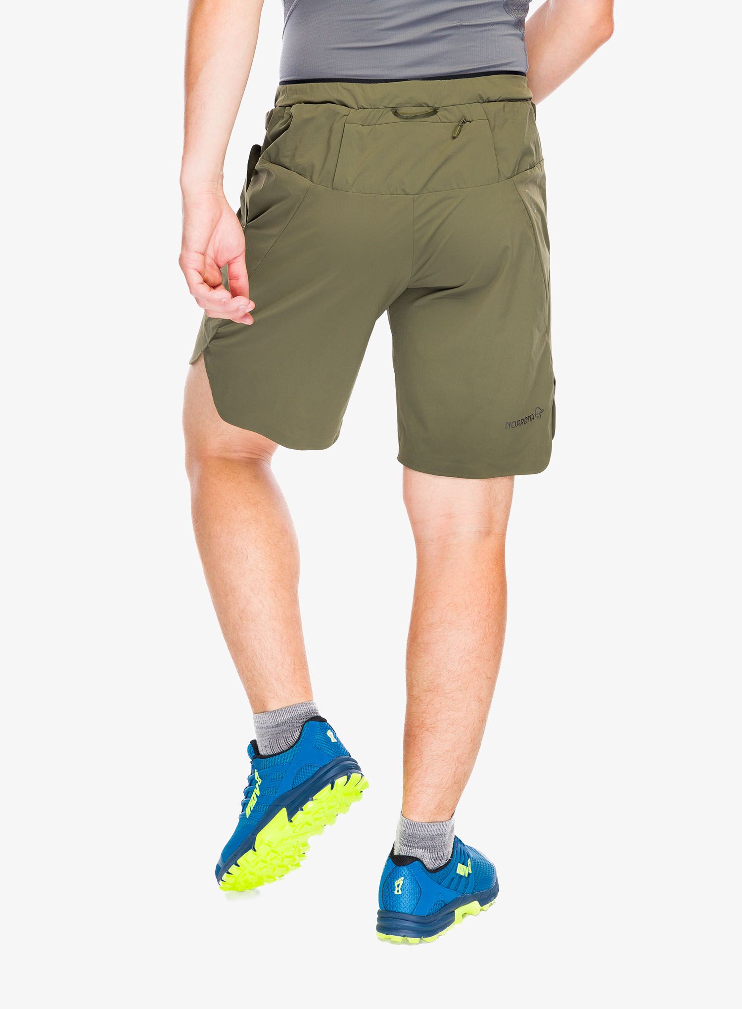 Шорти для бігу Norrona Senja Flex1 9 Shorts - olive night