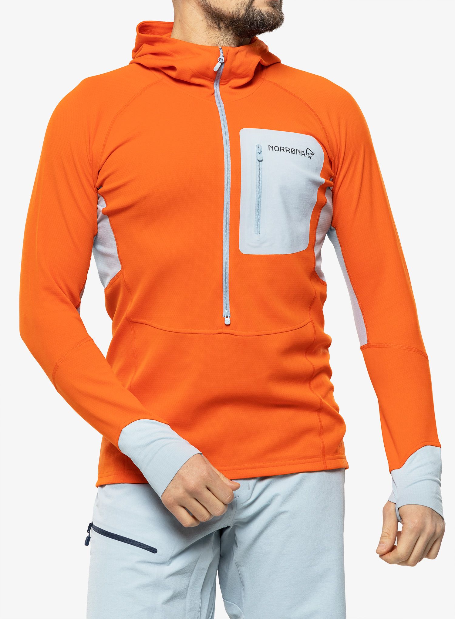 Кофта для бігу Norrona Senja Warm1 Hood - arednalin