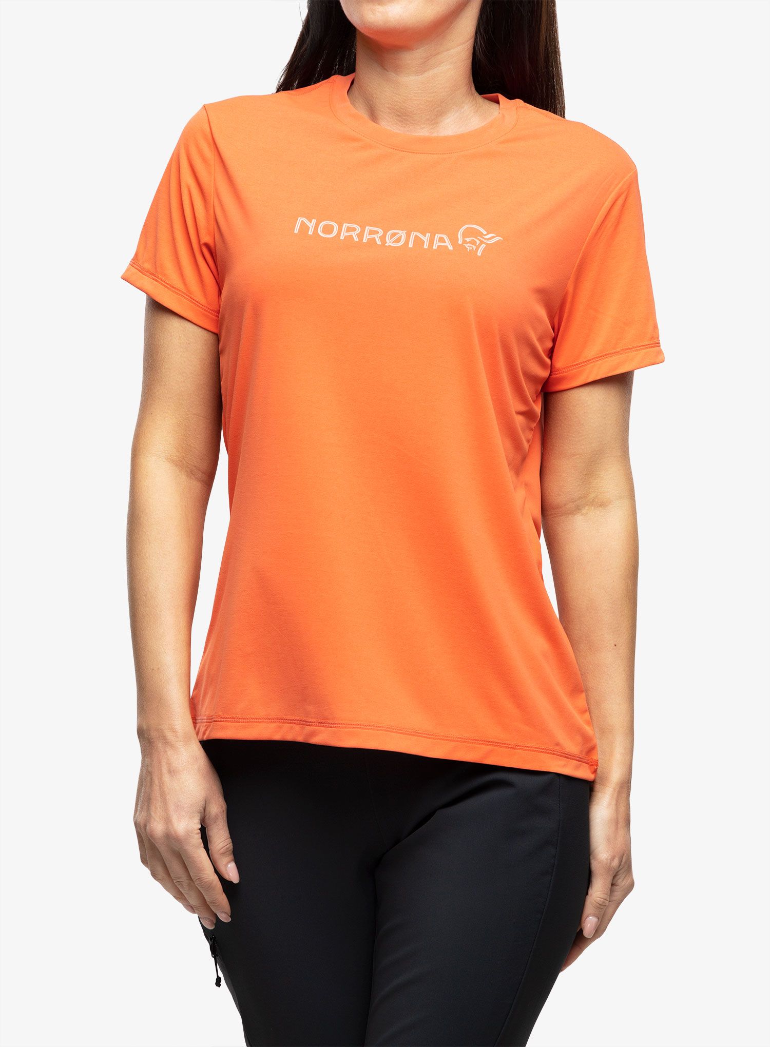 Футболка жіноча Norrona Tech T-Shirt - orange alert
