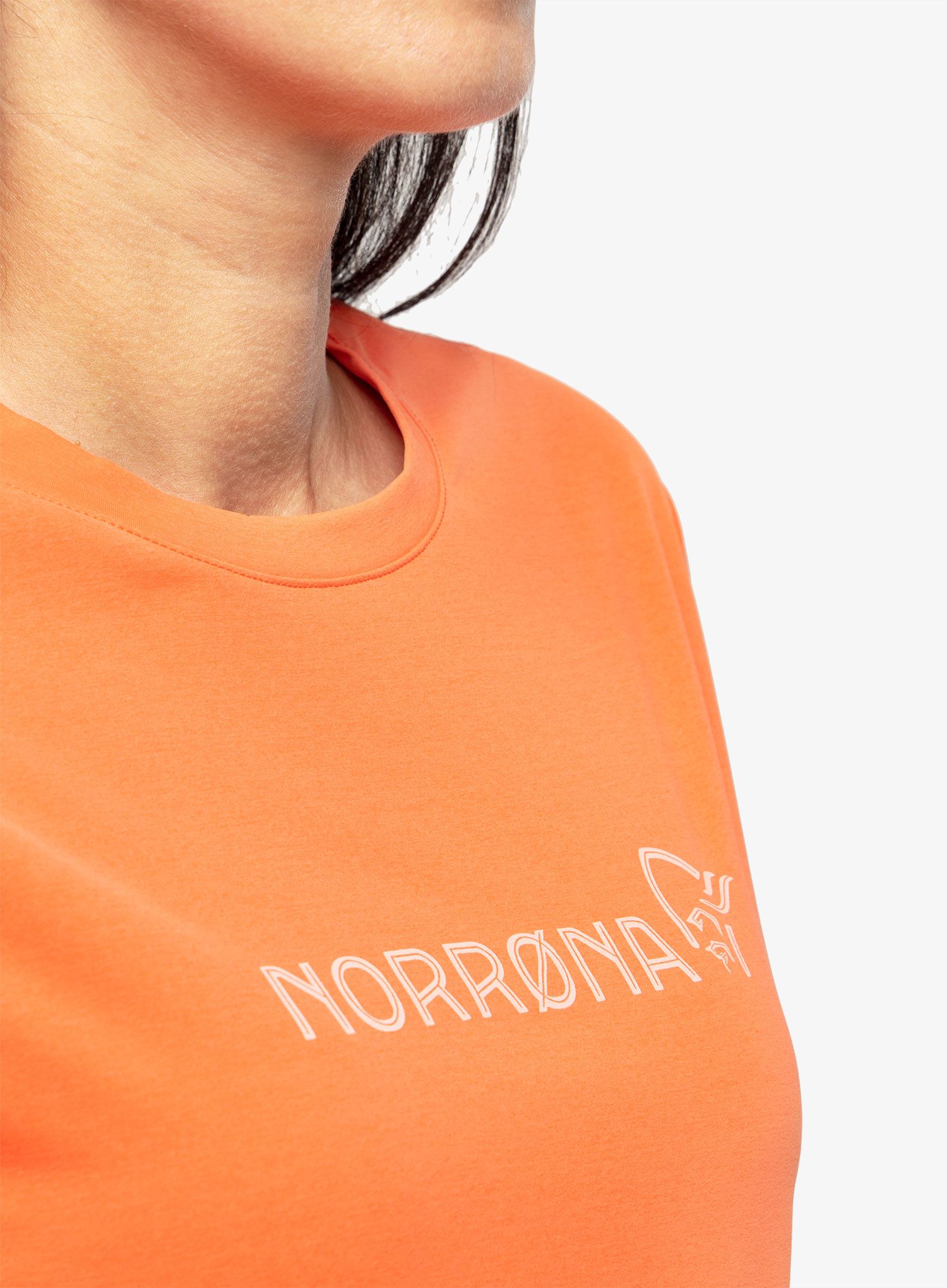 Футболка жіноча Norrona Tech T-Shirt - orange alert