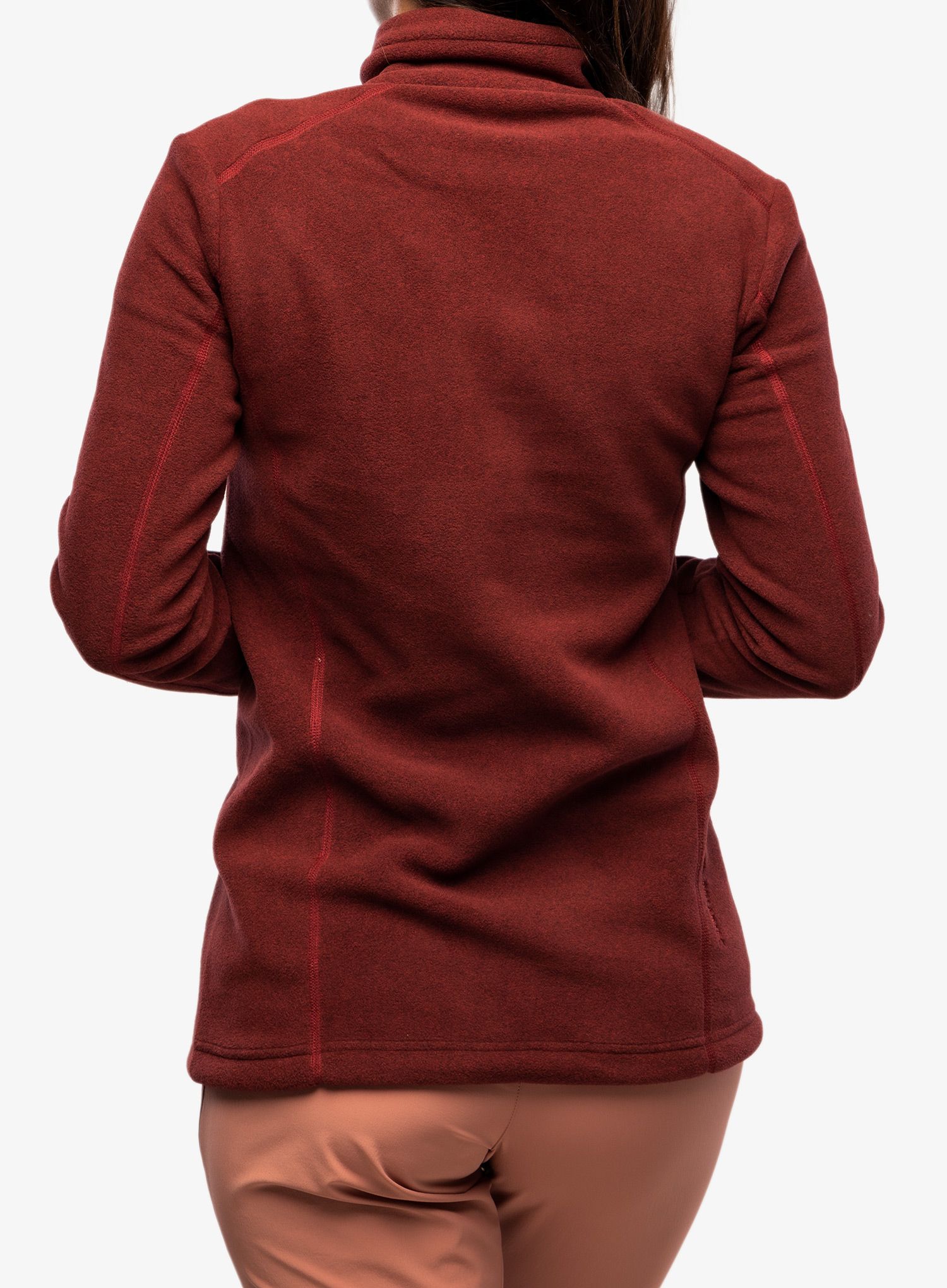 Фліска жіноча Norrona Warm2 Jacket - rhubarb melange