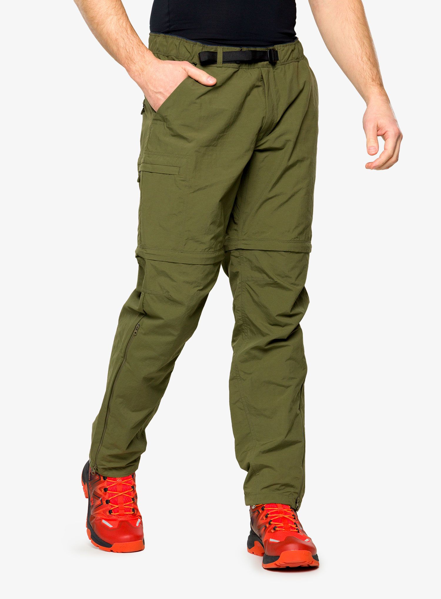 Штани трансформери Norrona Zip-Off Pants - olive night