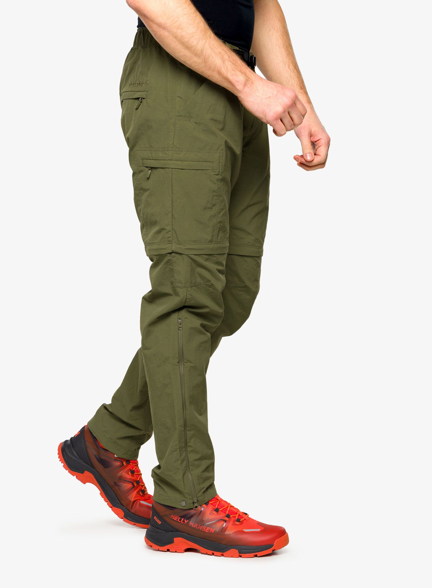 Штани трансформери Norrona Zip-Off Pants - olive night