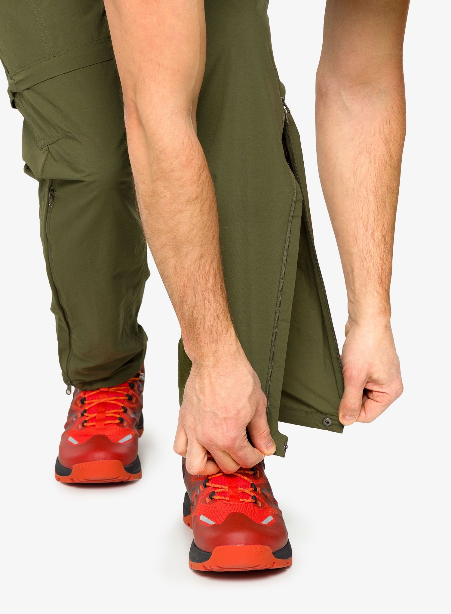 Штани трансформери Norrona Zip-Off Pants - olive night