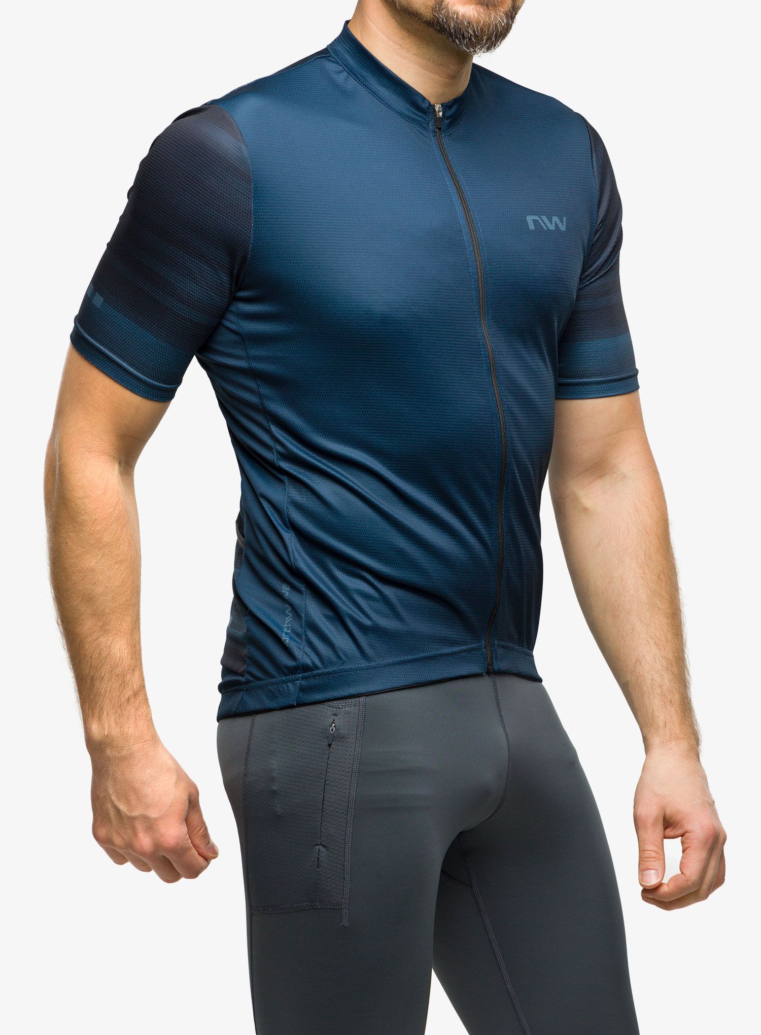Велофутболка Northwave Origin Jersey Short Sleeve - deep blue