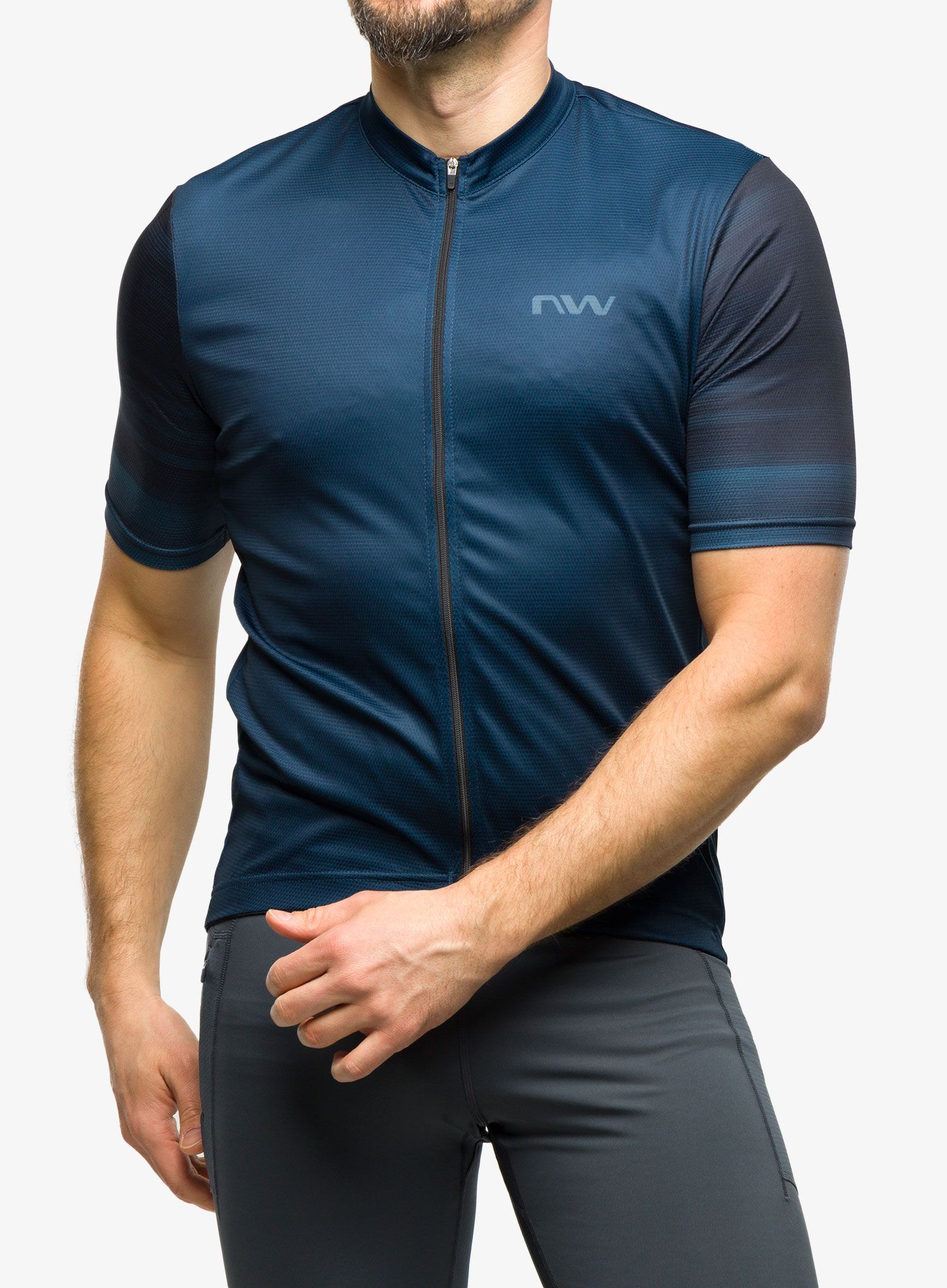 Велофутболка Northwave Origin Jersey Short Sleeve - deep blue