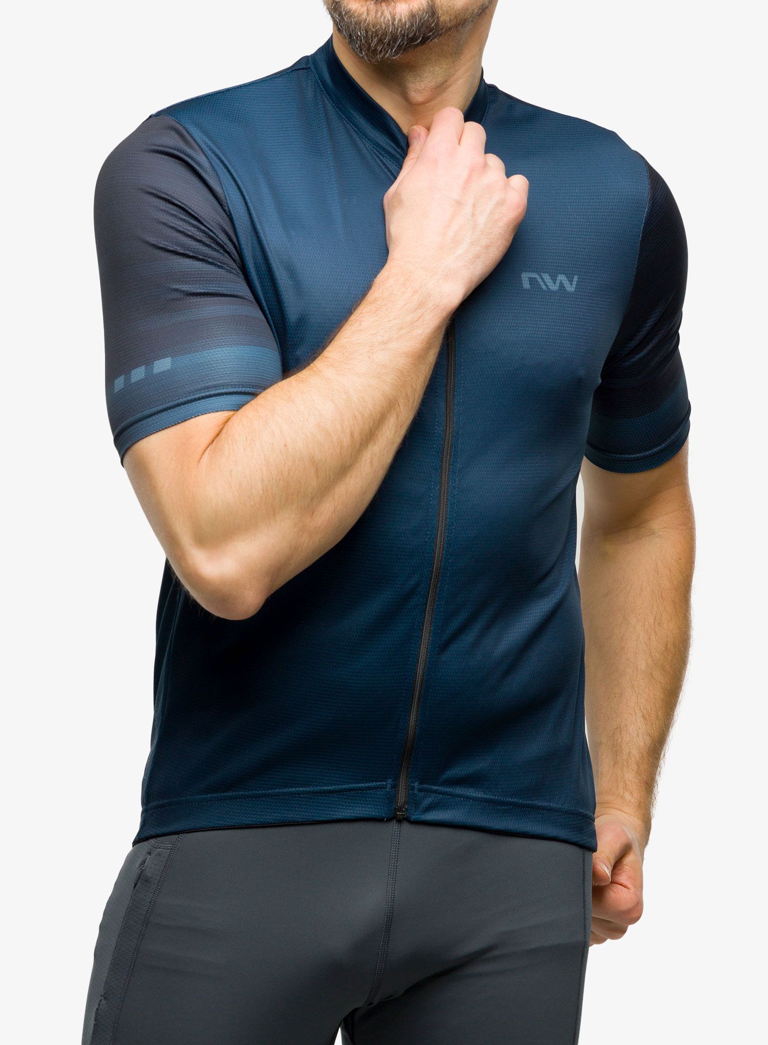 Велофутболка Northwave Origin Jersey Short Sleeve - deep blue