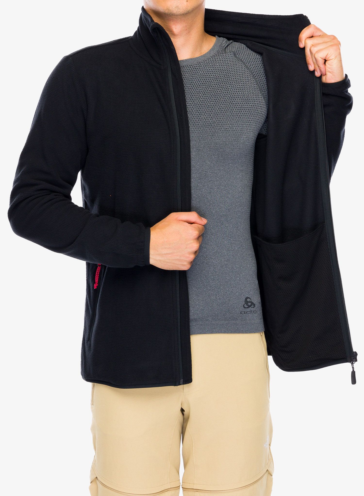 Кофта флісова Oakley Alpine Full Zip Sweatshirt - blackout