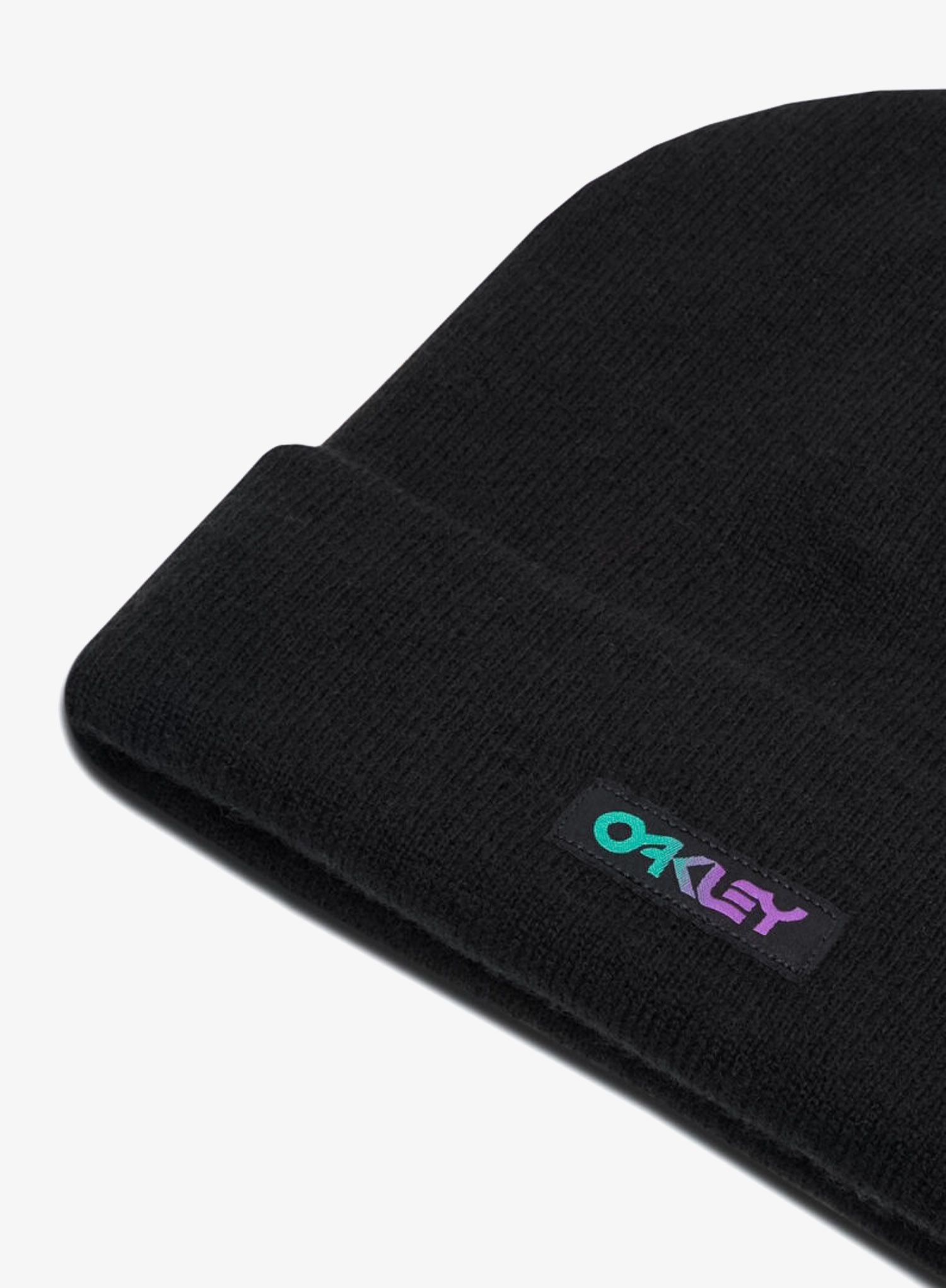 Шапка зимова Oakley B1B Gradient Patch Beanie - blackout