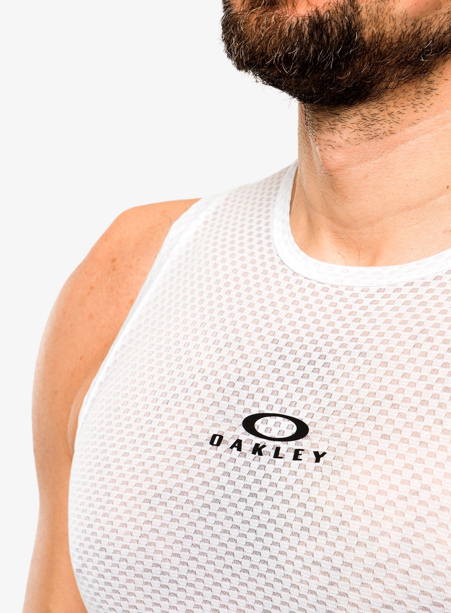 Велофутболка Oakley Endurance Base Layer Sleeveless - white