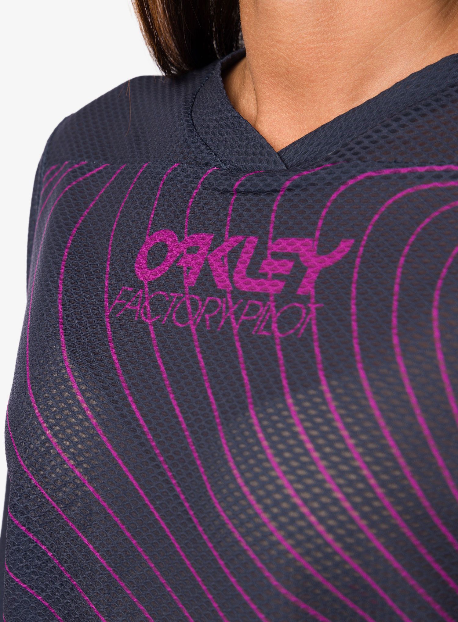 Жіноча велокофта Oakley Factory Pilot RC L/S Jersey - fathom