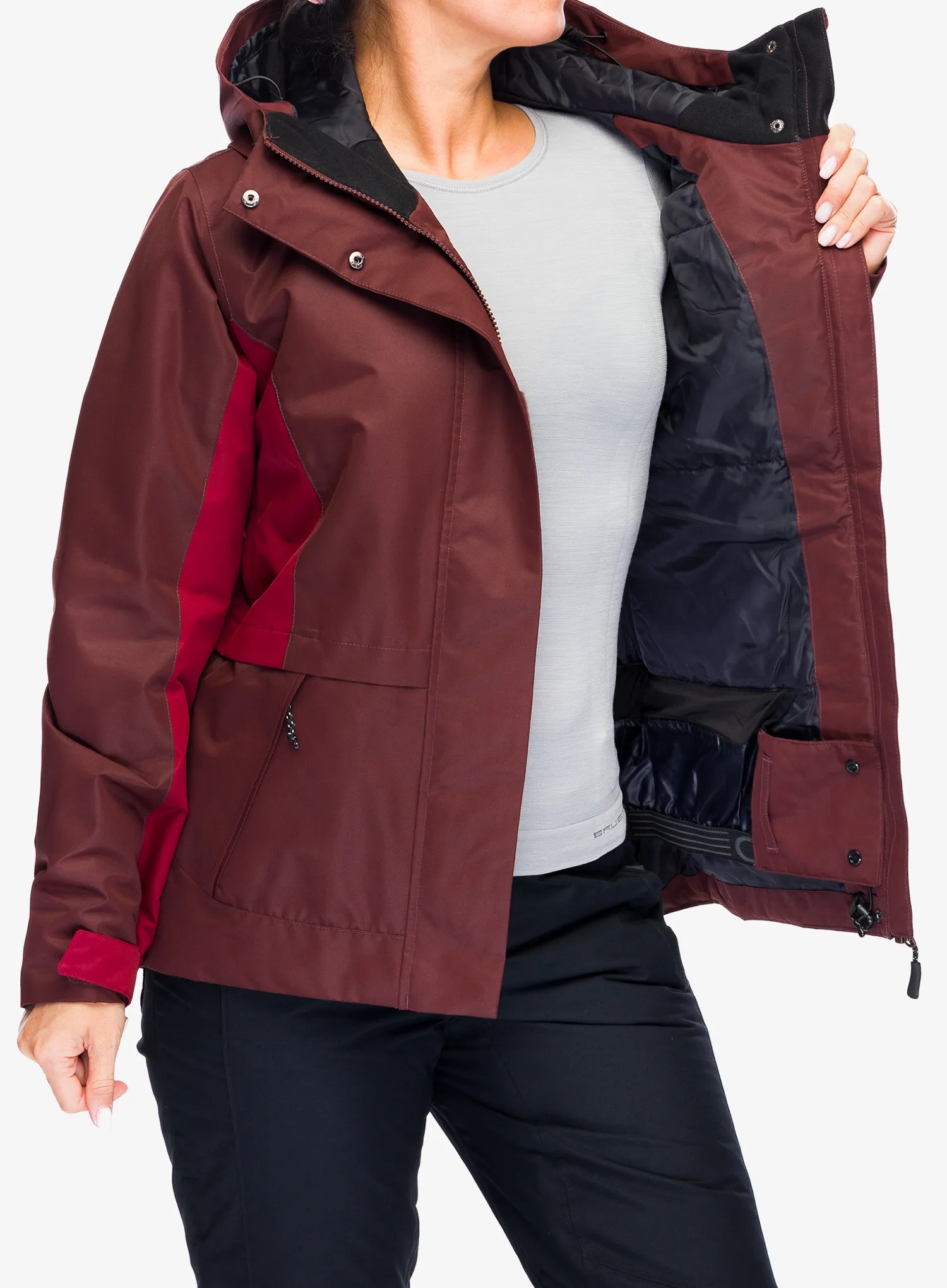 Куртка лижна жіноча Oakley Heavenly RC Jacket - grenache/iron red