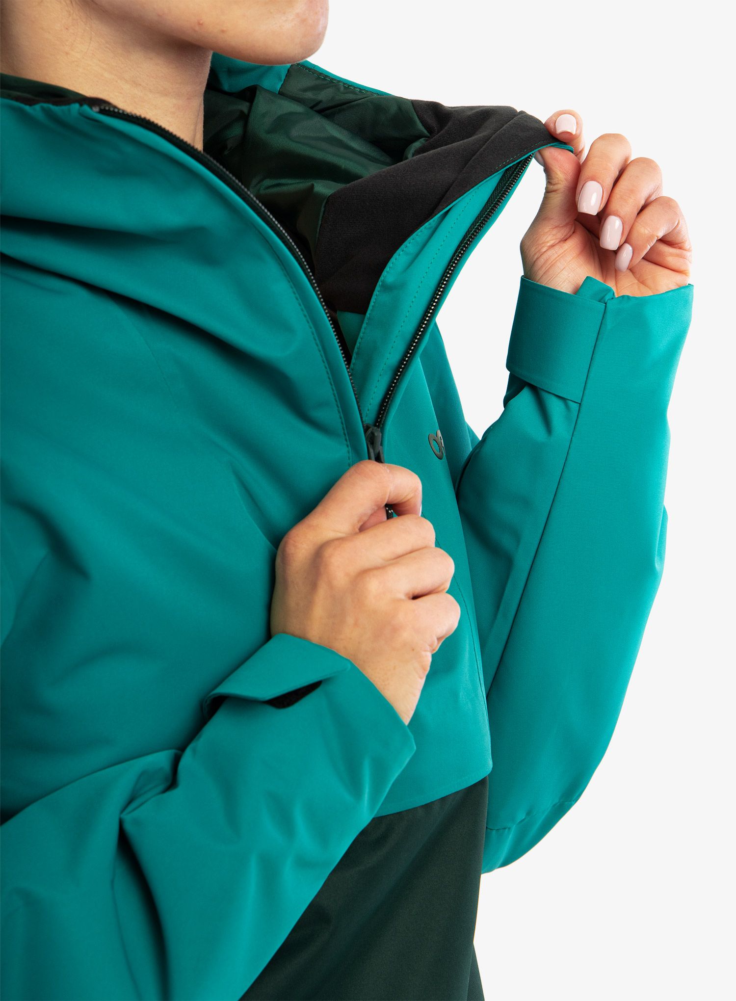 Куртка лижна жіноча Oakley Holly Anorak - hunter green/green lake