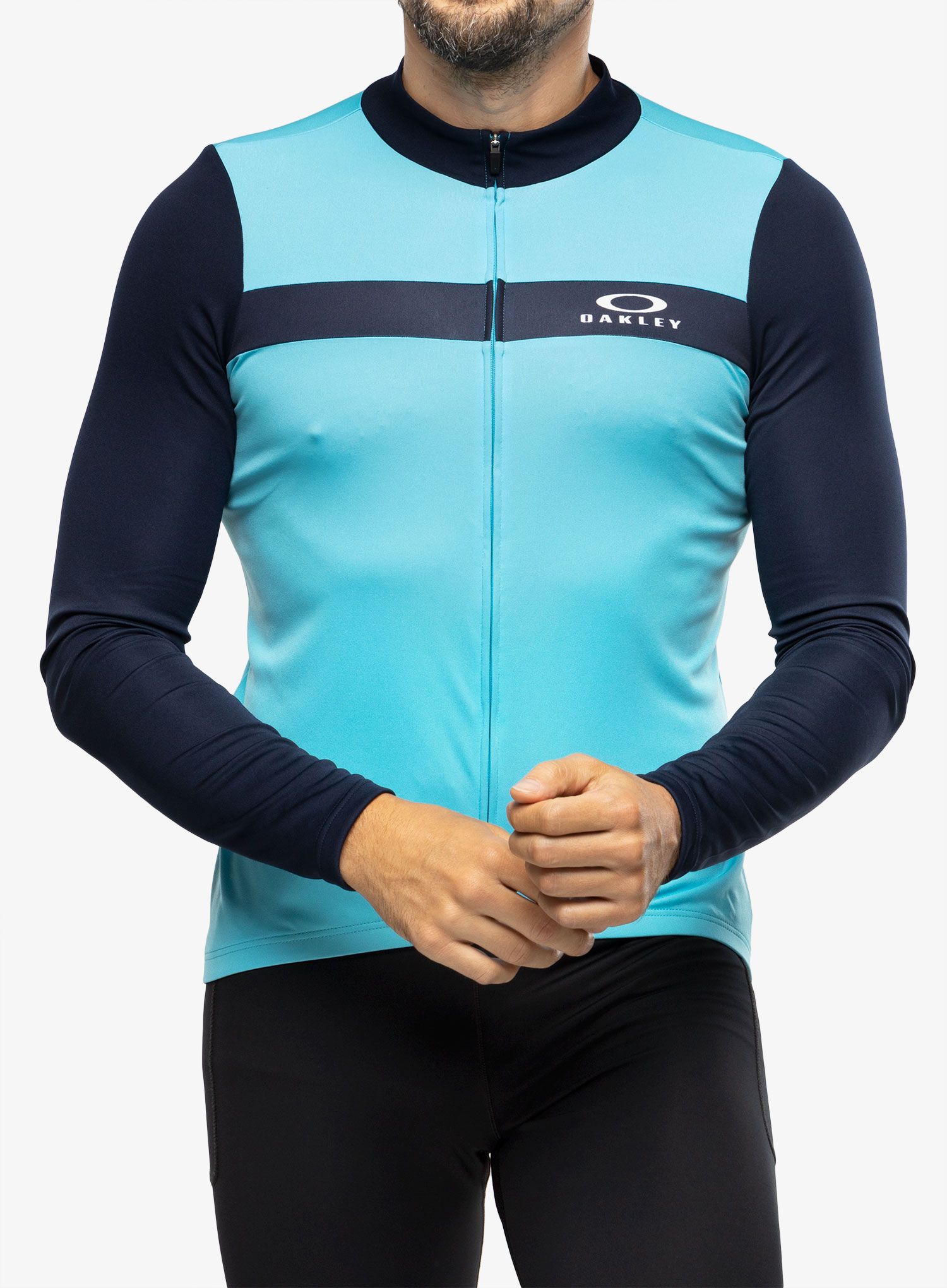 Велокофта Oakley Icon Classic L/S Jersey - bright blue