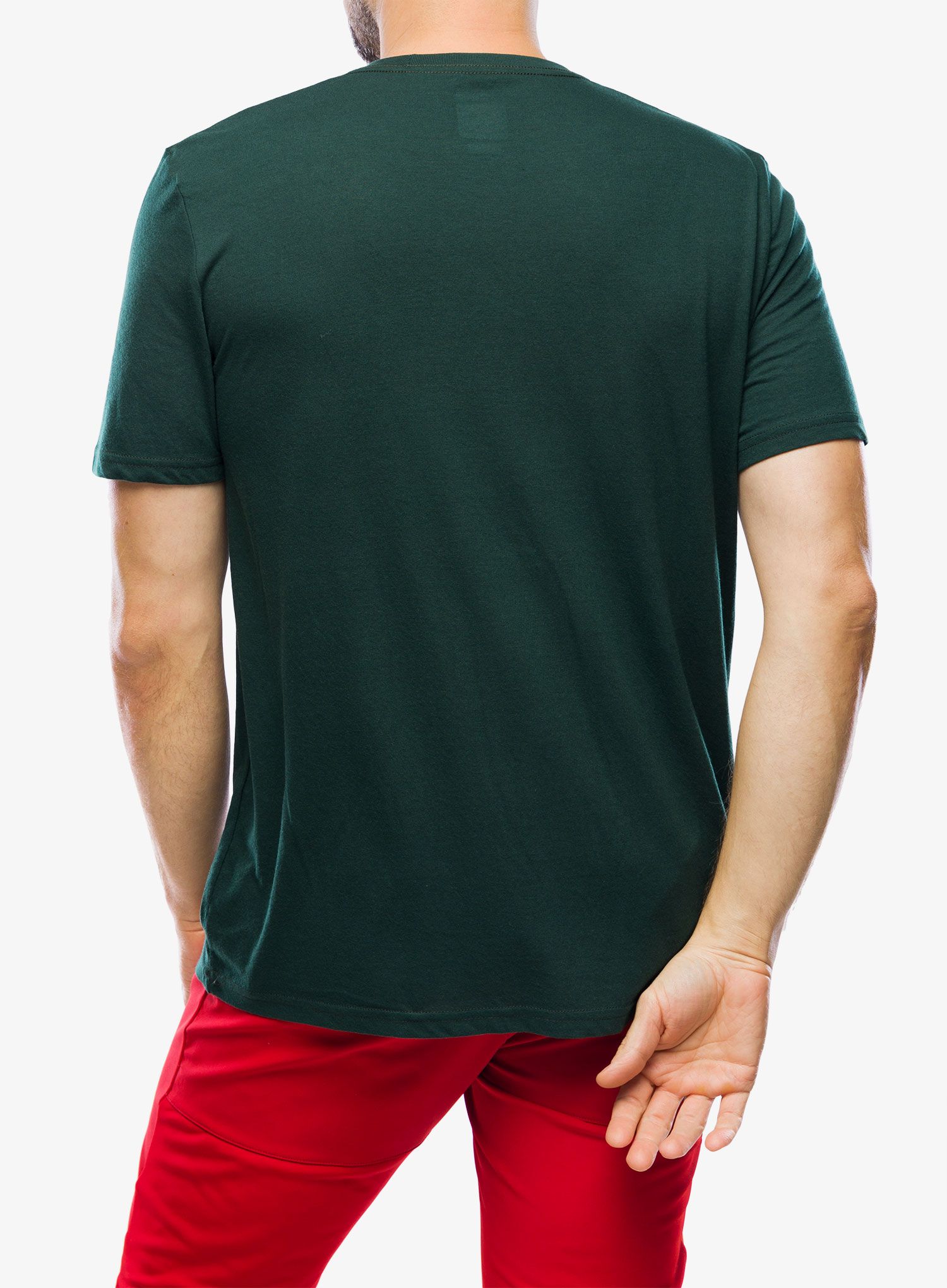 Футболка з принтом Oakley O Bark - hunter green/white