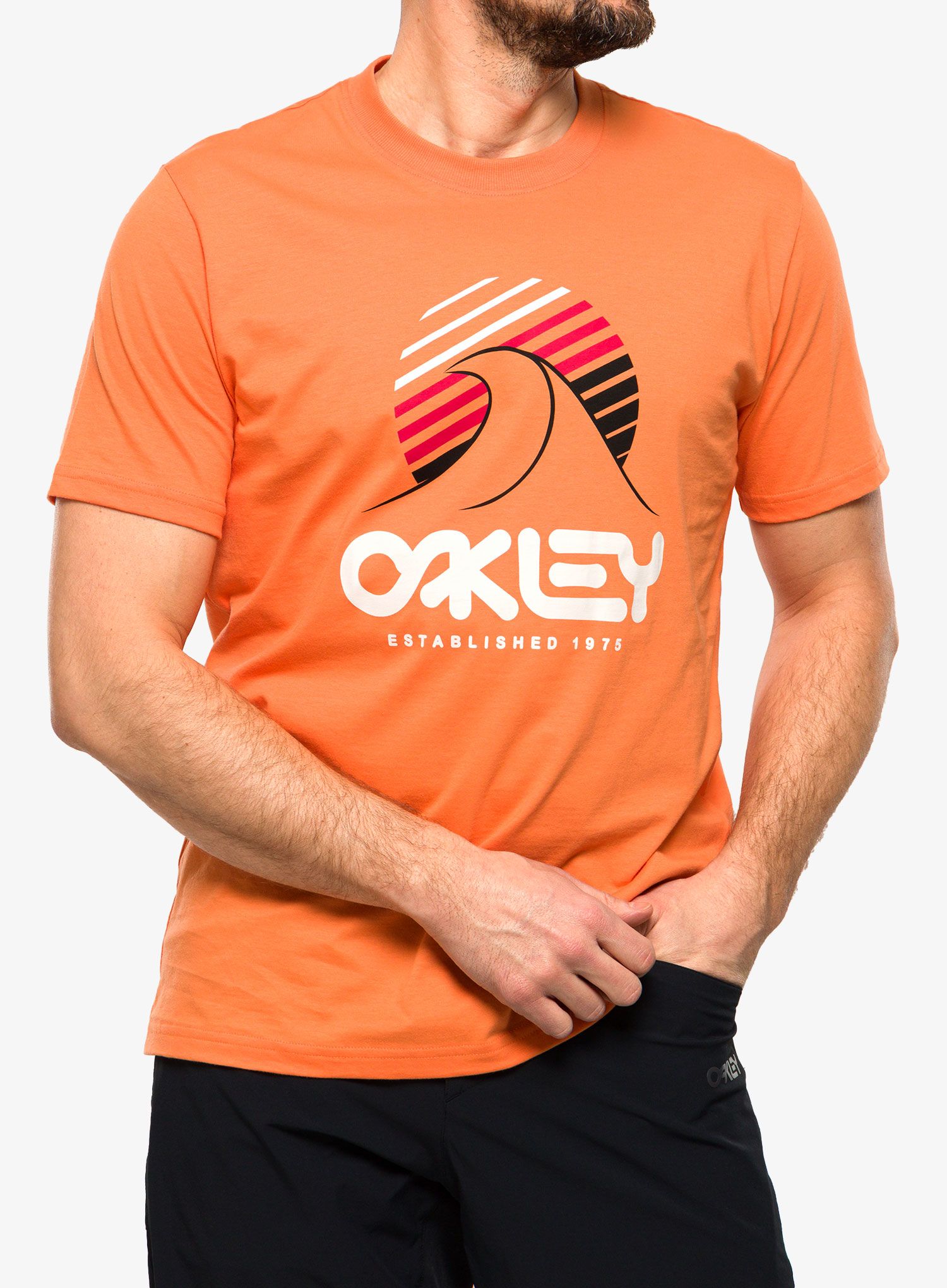 Футболка бавовняна Oakley One Wave B1B Tee - soft orange