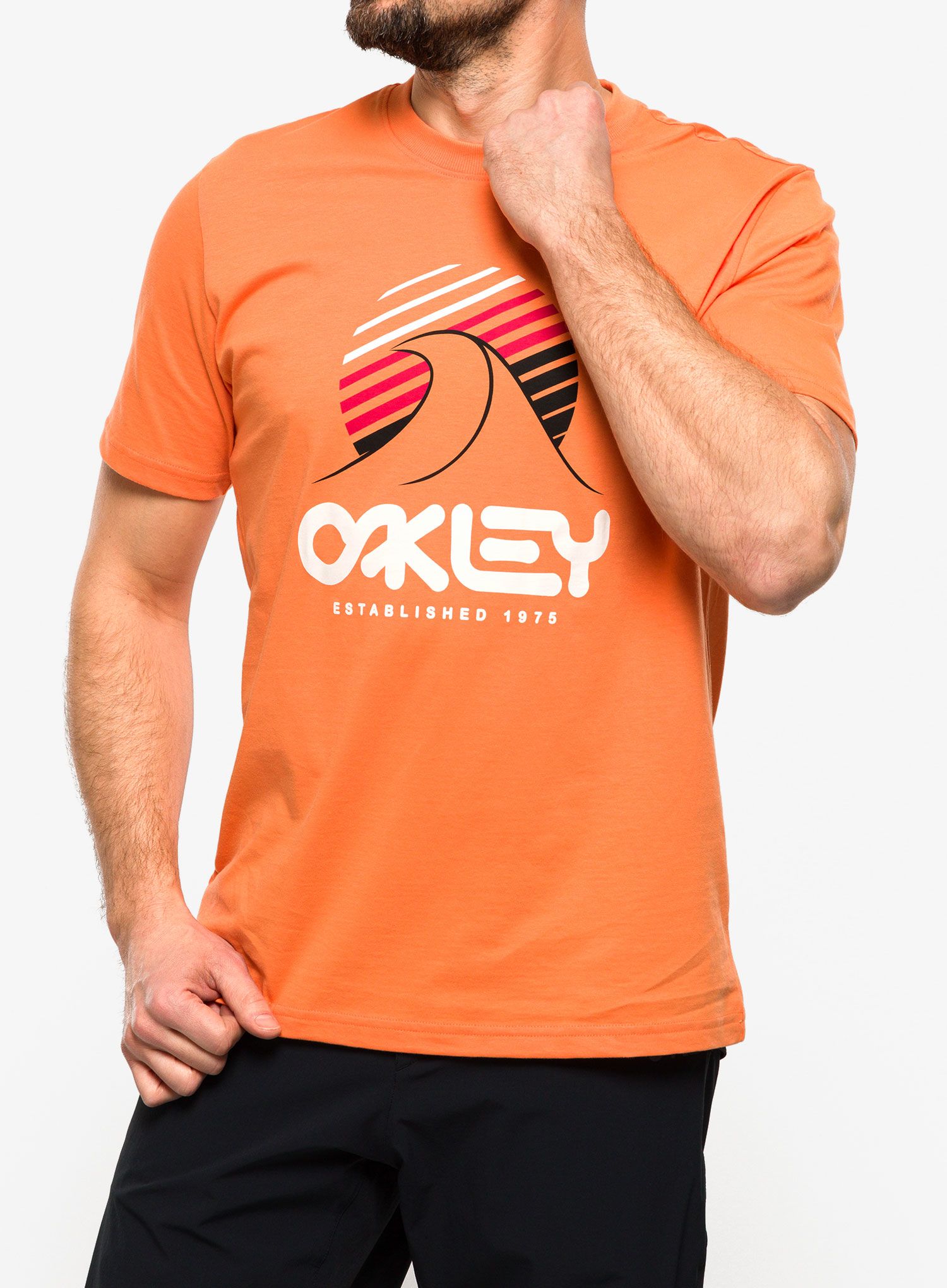 Футболка бавовняна Oakley One Wave B1B Tee - soft orange