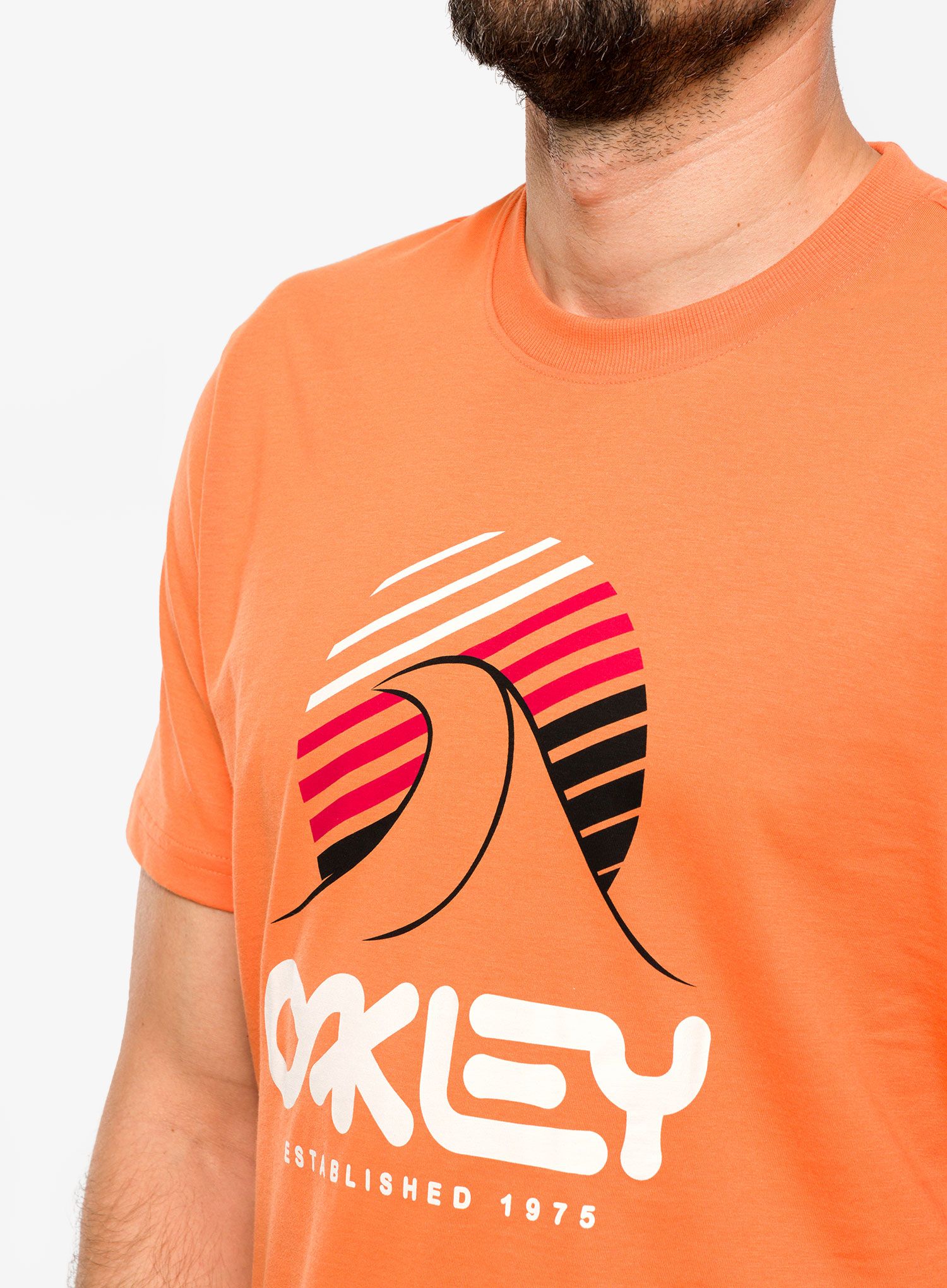 Футболка бавовняна Oakley One Wave B1B Tee - soft orange